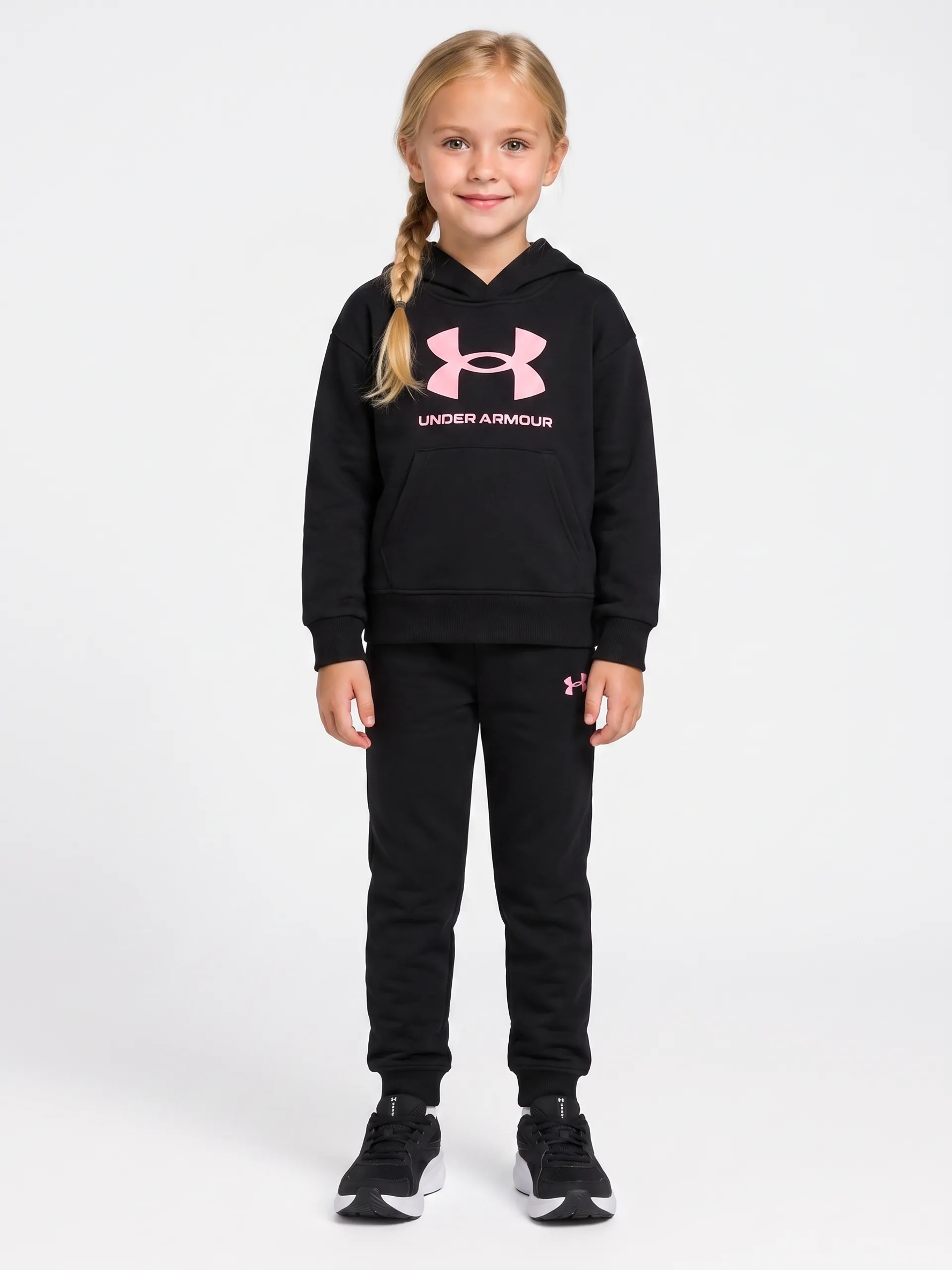 Dievčenský set Under Armour UA RIVAL PULLOVER SET - 001