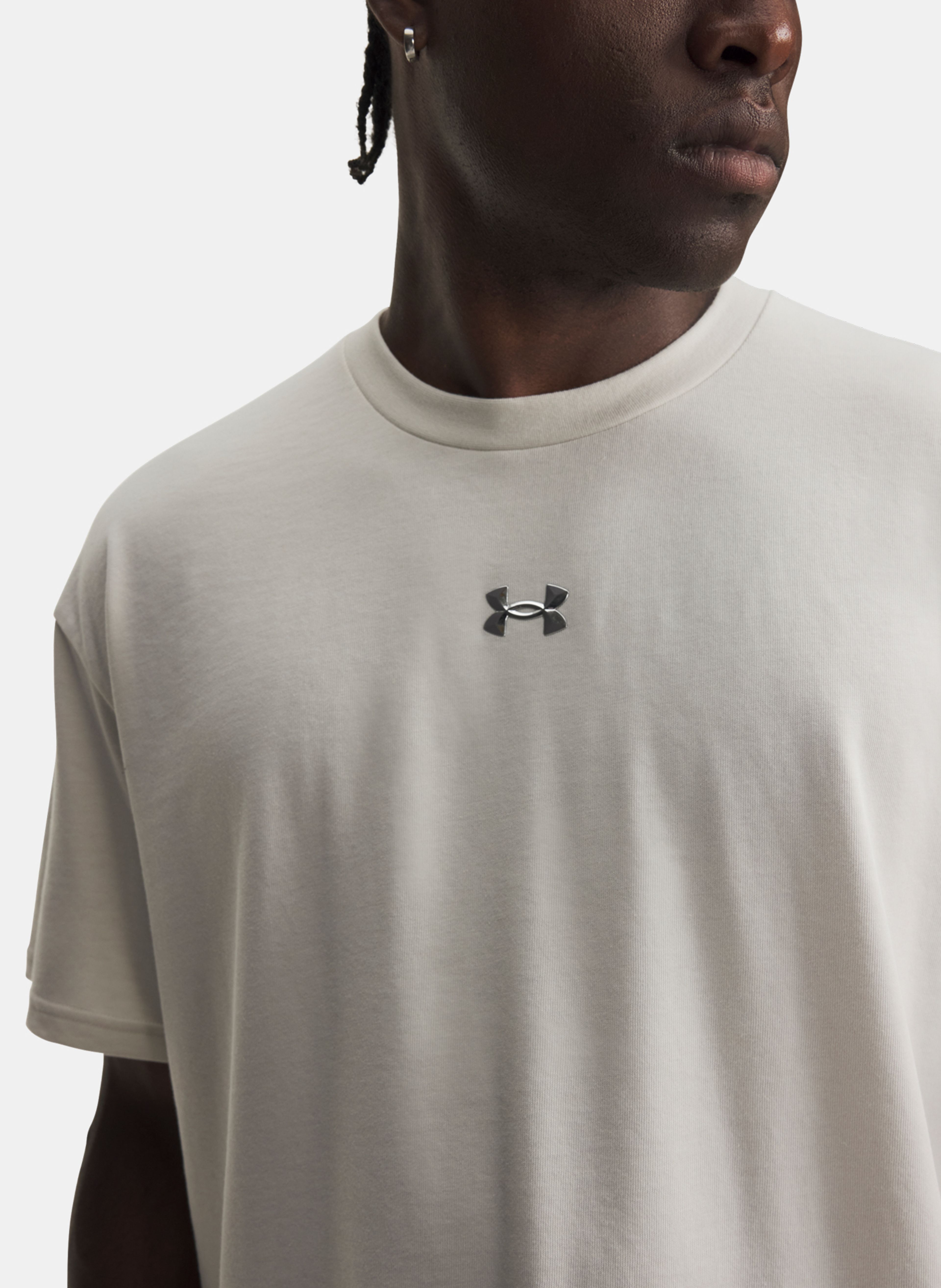 Vyriški marškinėliai Under Armour UA M HWT METAL LOGO SS - 003