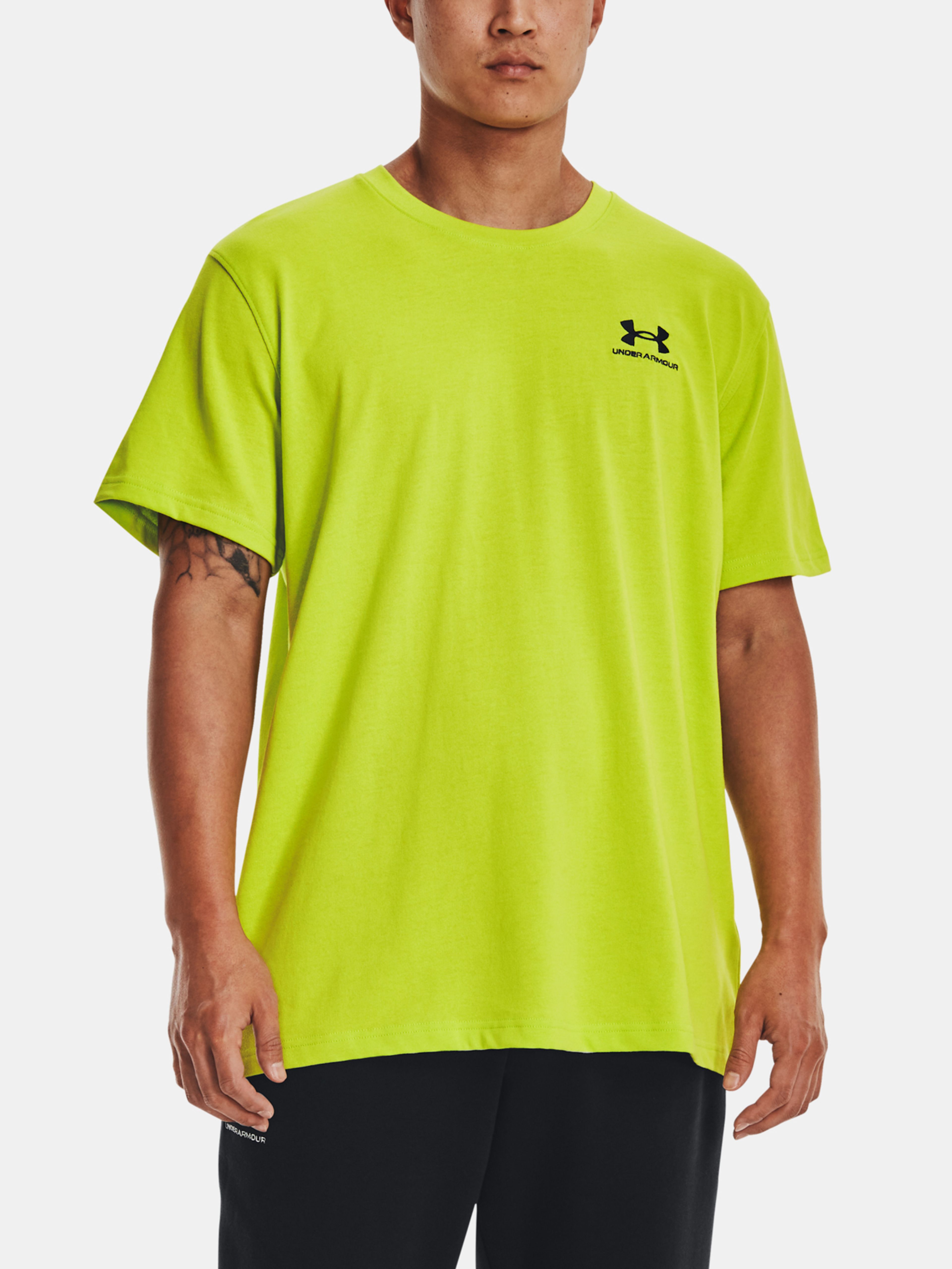 Férfi póló Under Armour UA LOGO EMB HEAVYWEIGHT SS