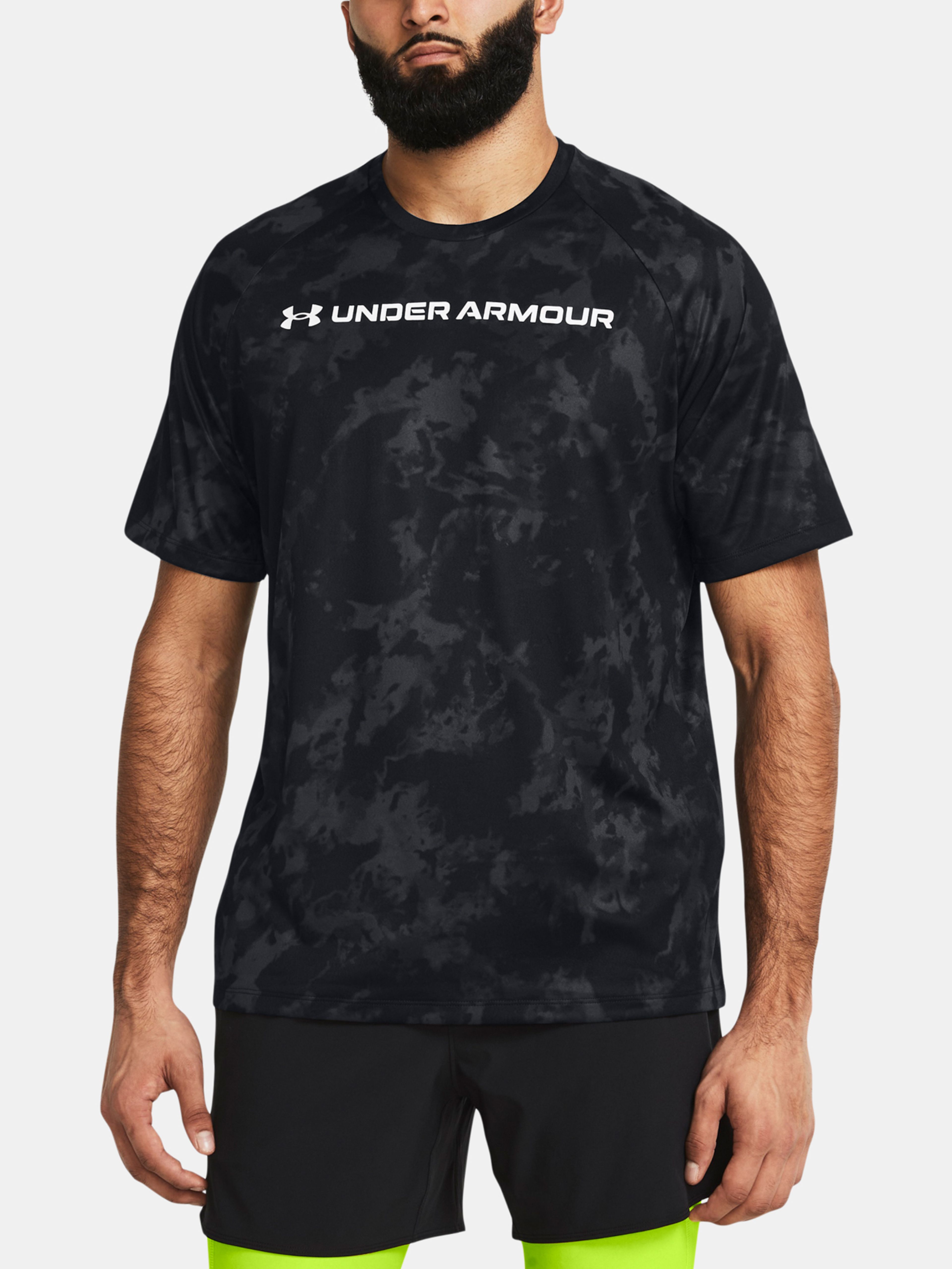 Férfi póló Under Armour UA TECH ABC CAMO SS