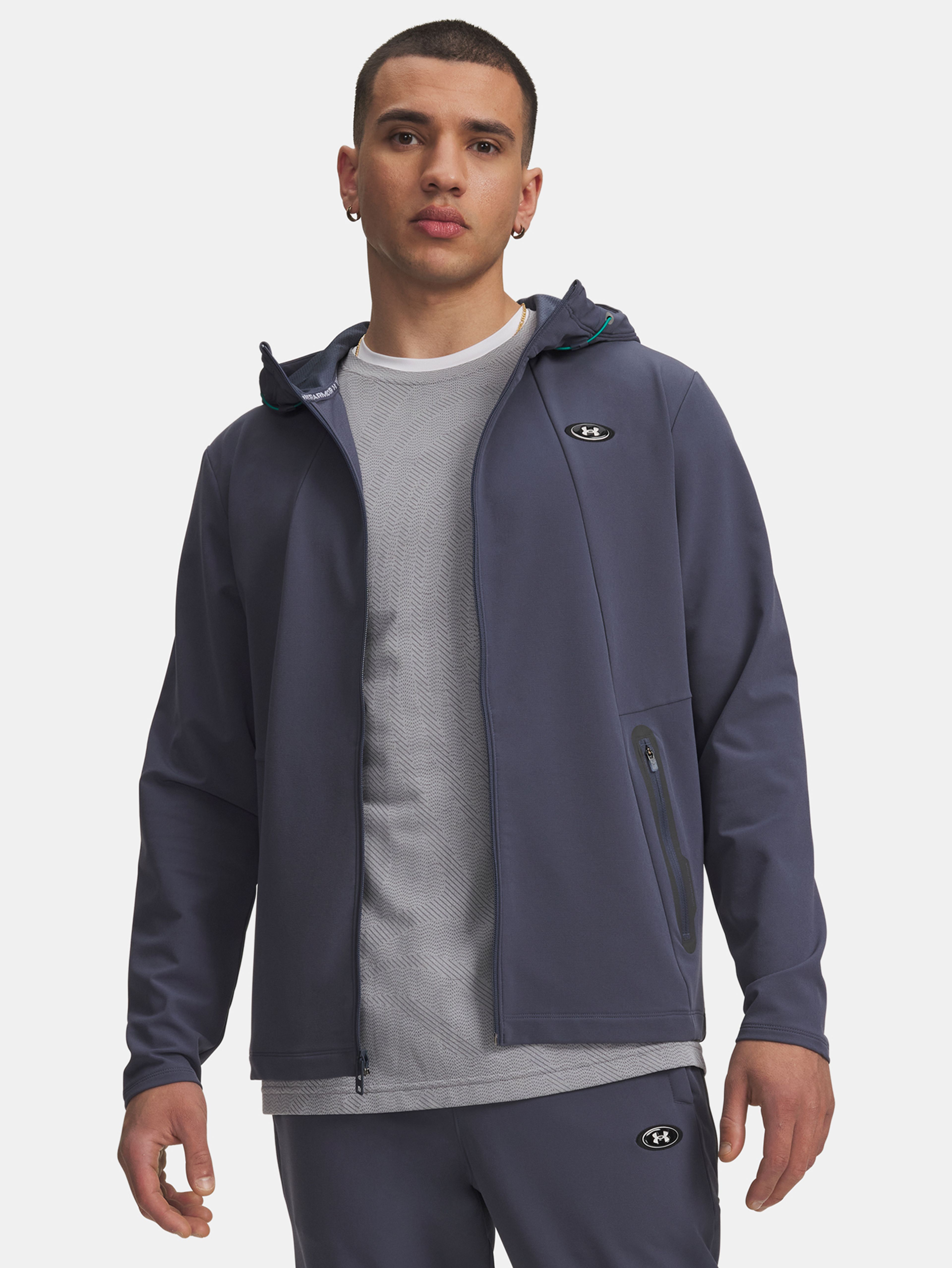 Férfi felső Under Armour Utility Woven Winterized FZ - 001