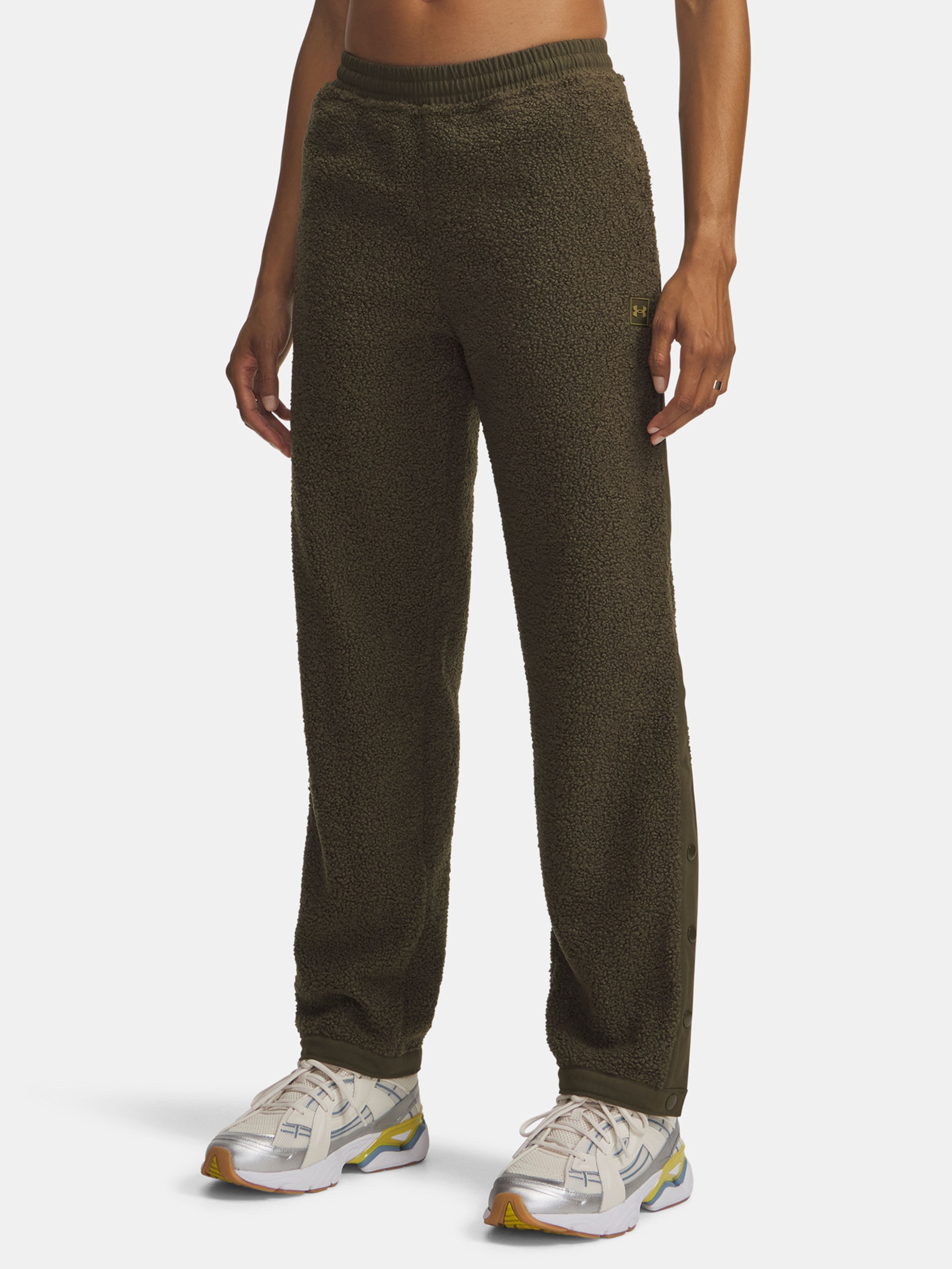 Női sportnadrág Under Armour UA High Pile Fleece Pants-GRN