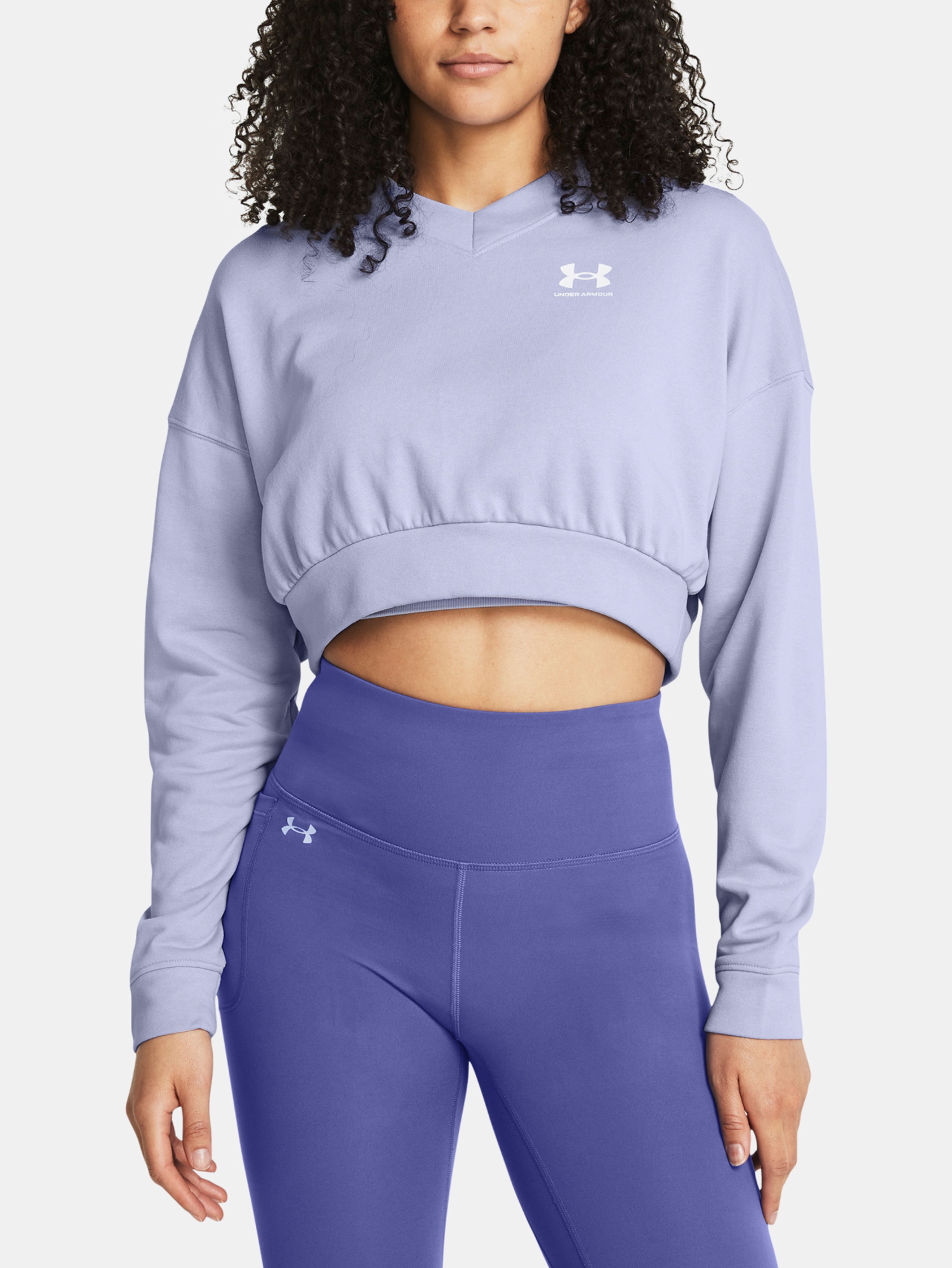 Női felső Under Armour UA Rival Terry OS Crop Crw