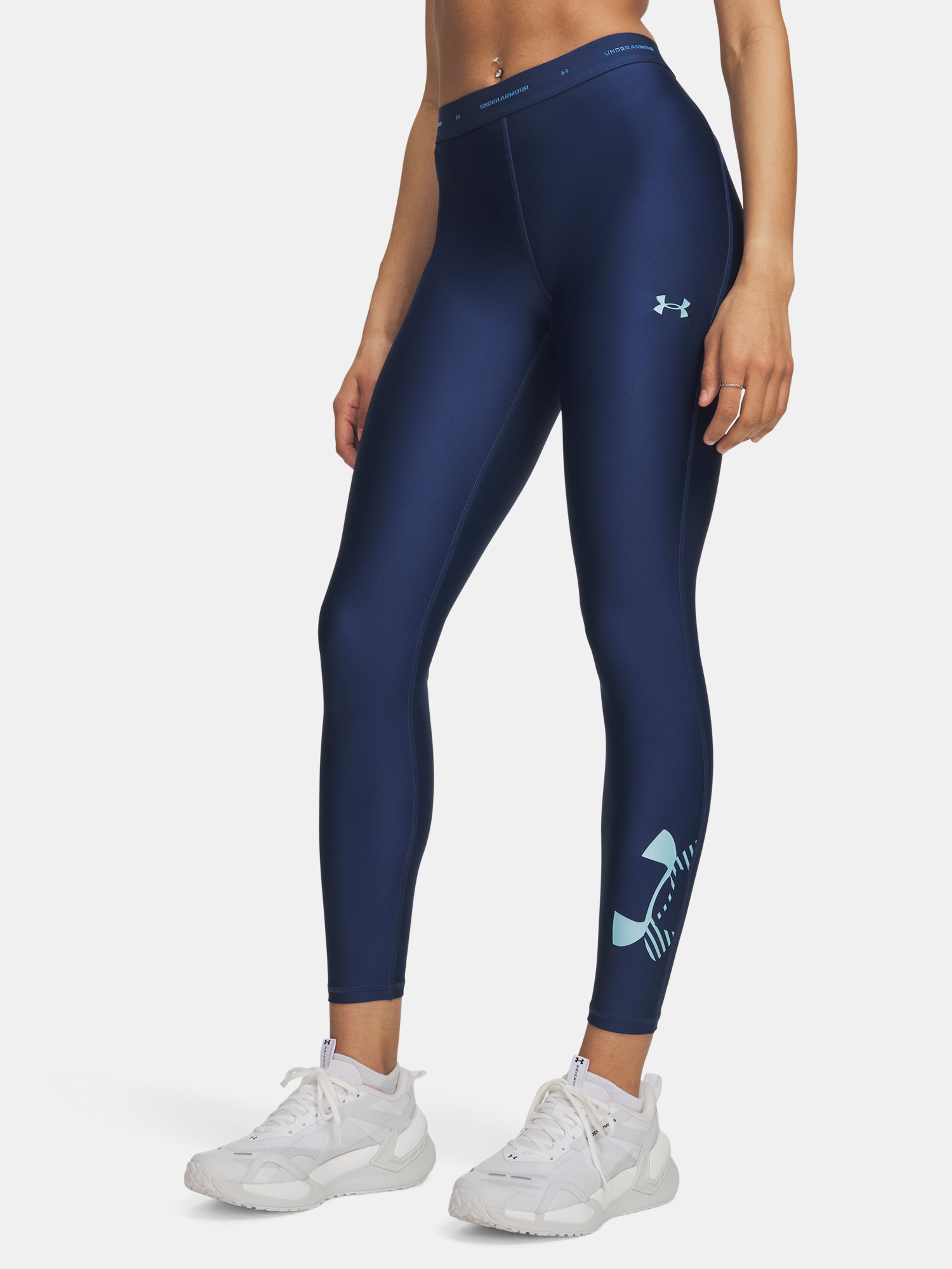 Sieviešu legingi Under Armour UA HeatGear Graphic Legging - 001
