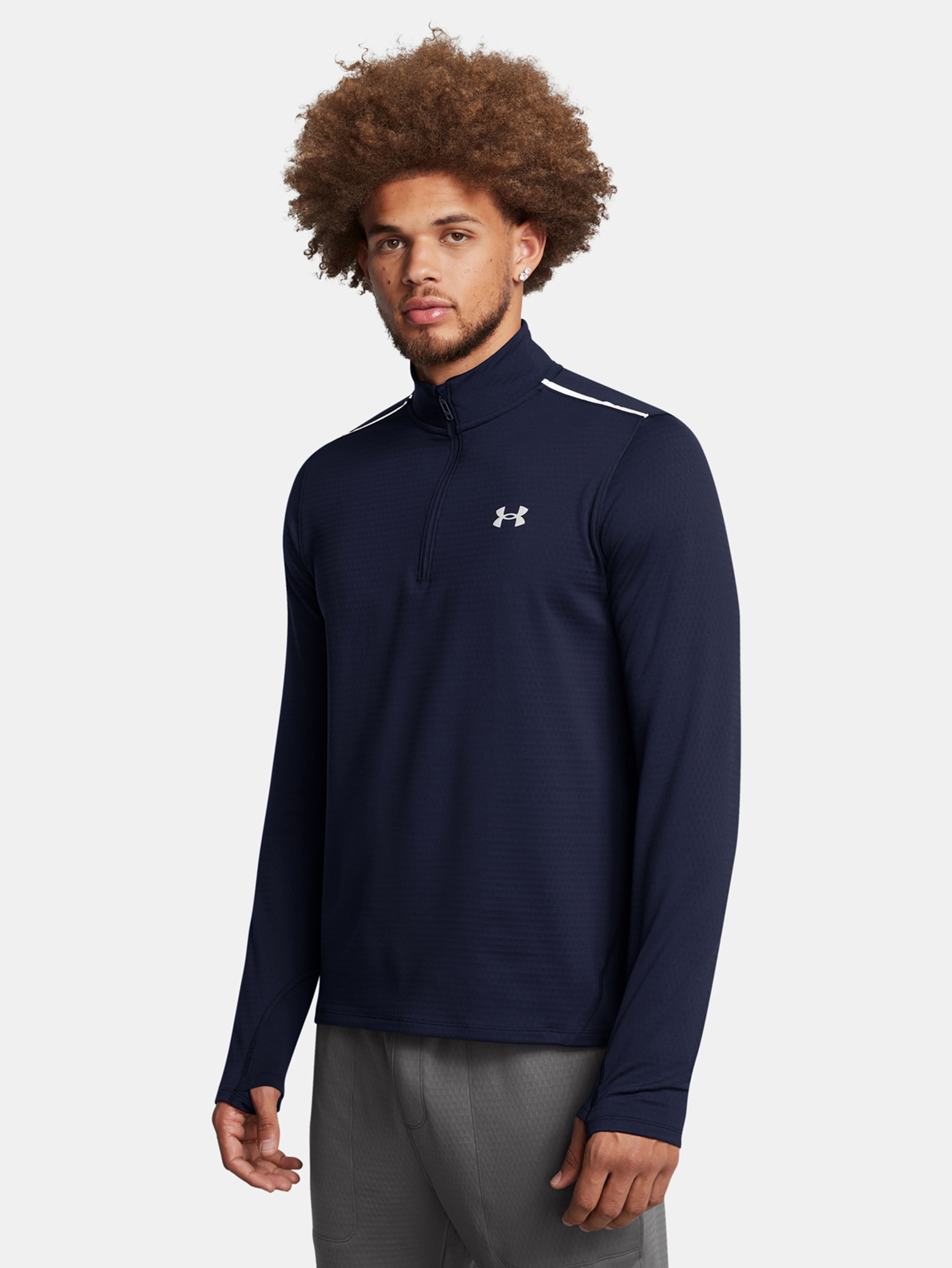 Férfi póló Under Armour UA Vanish CW 1/4 Zip-BLU