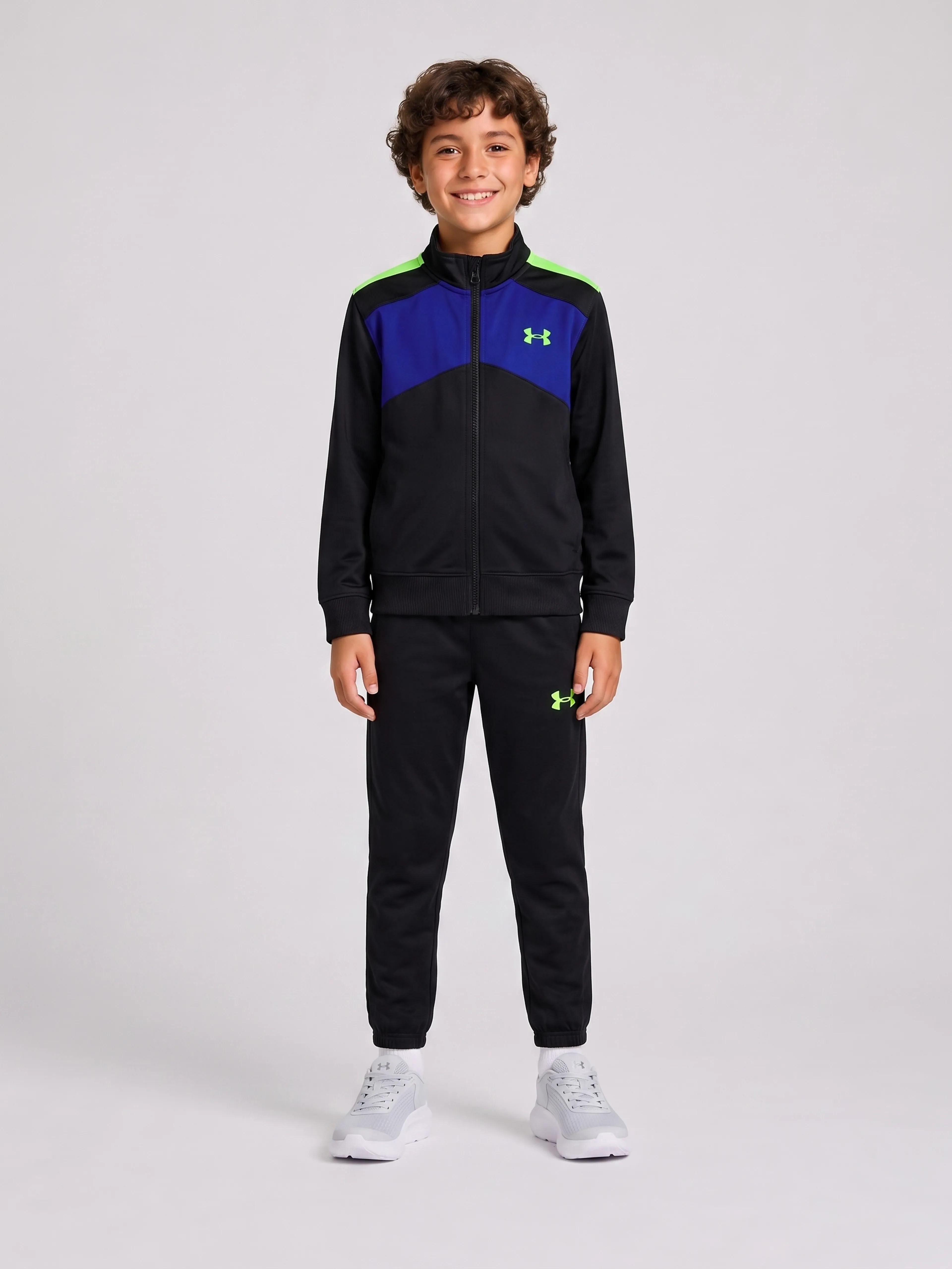 Fiú szett Under Armour UA COLORBLOCK TRACK SET - 001