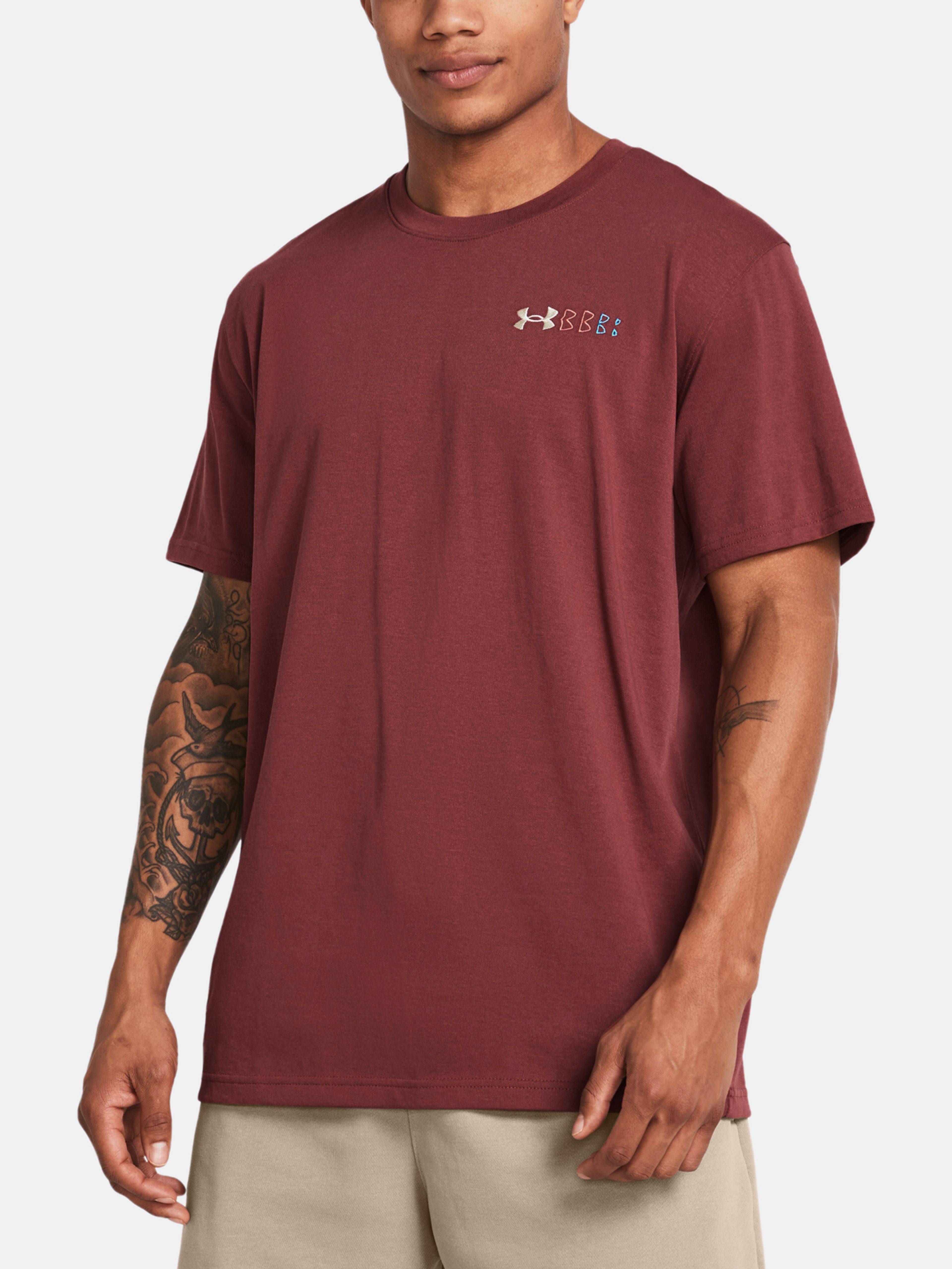 Moška majica Under Armour UA HW LC LOGO REPEAT SS