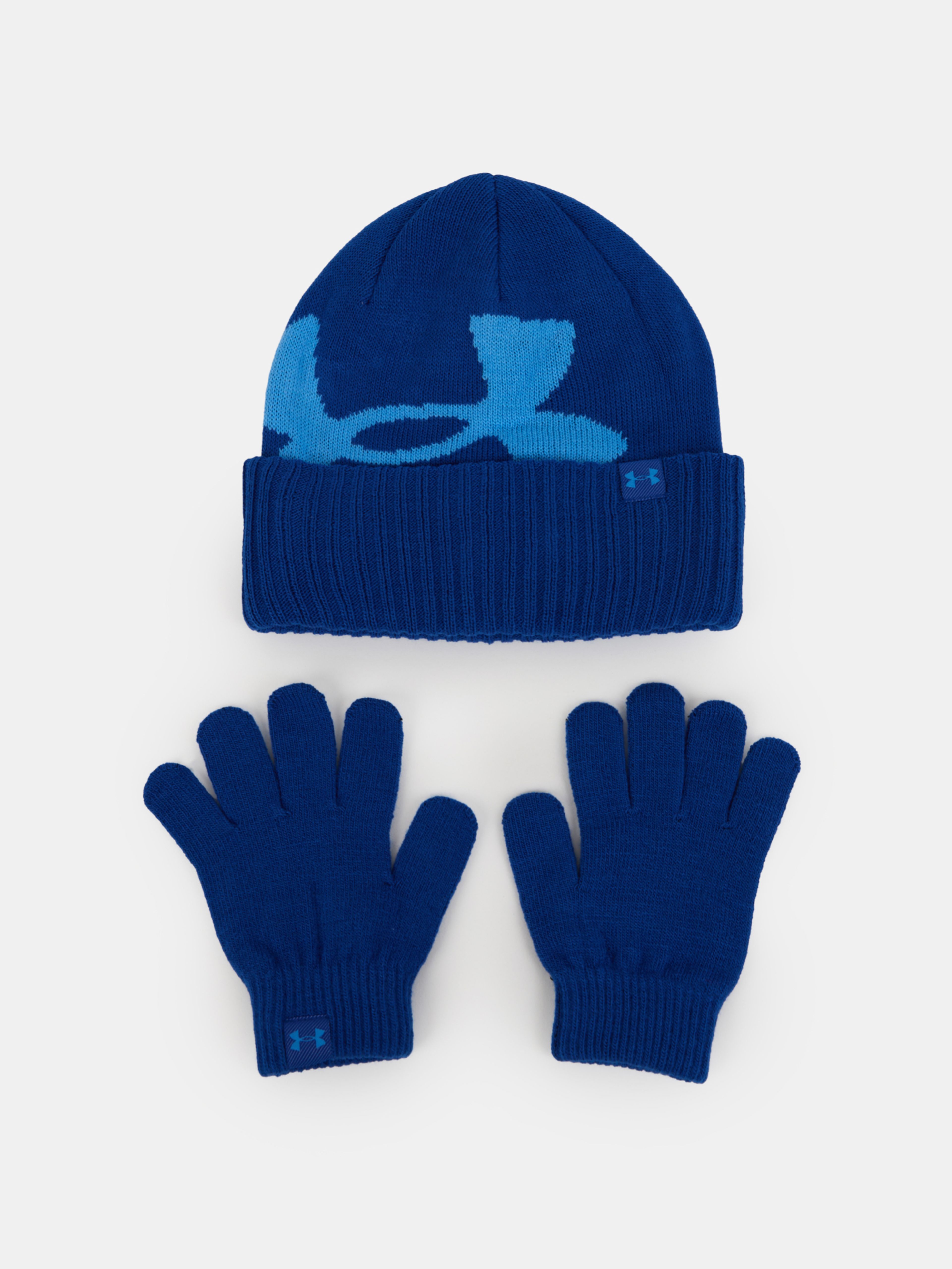 Deška kapa  Under Armour B Beanie/Glove Combo-BLU