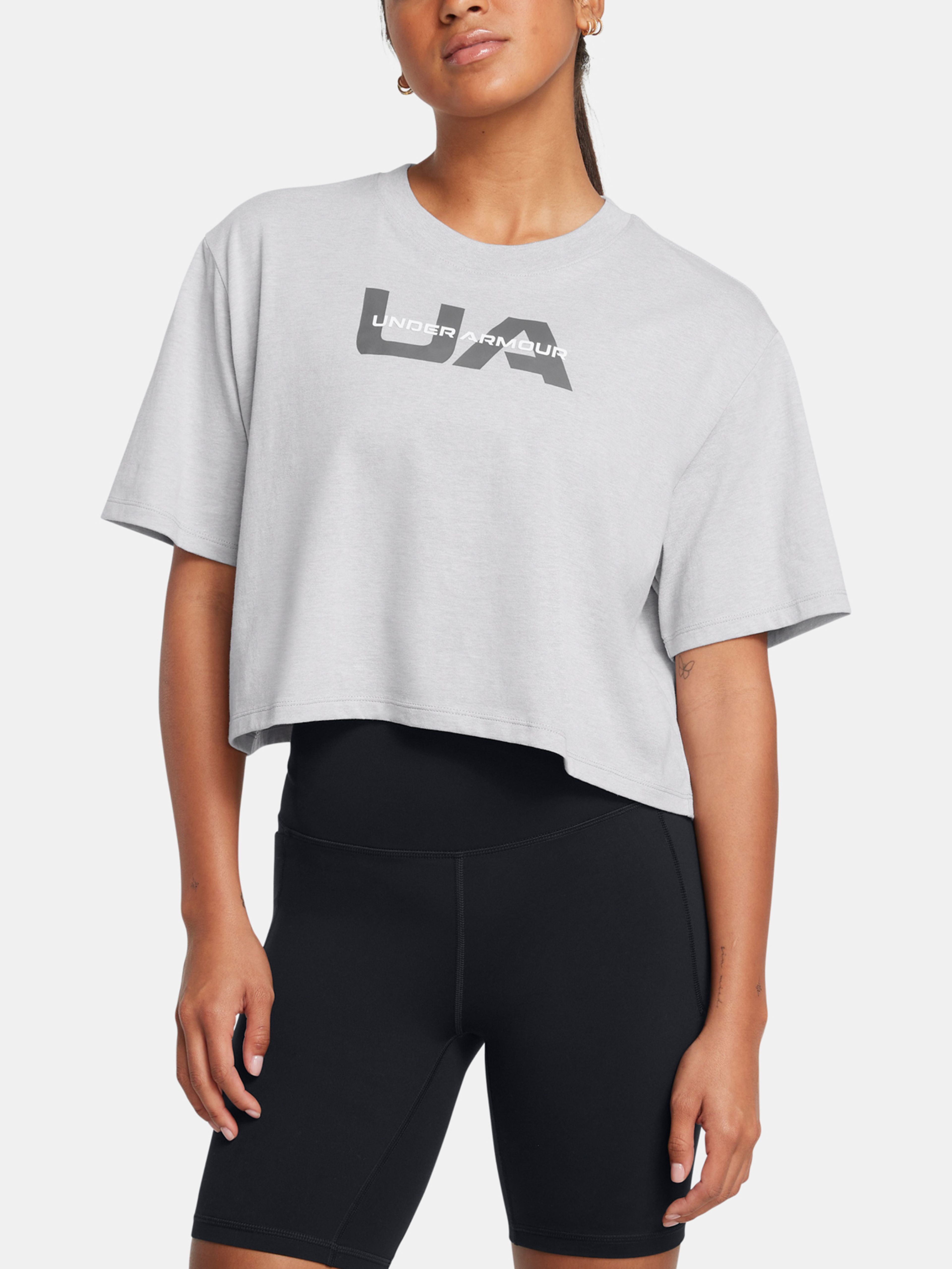 Ženska majica Under Armour UA W BOXY CROP BRANDED SS