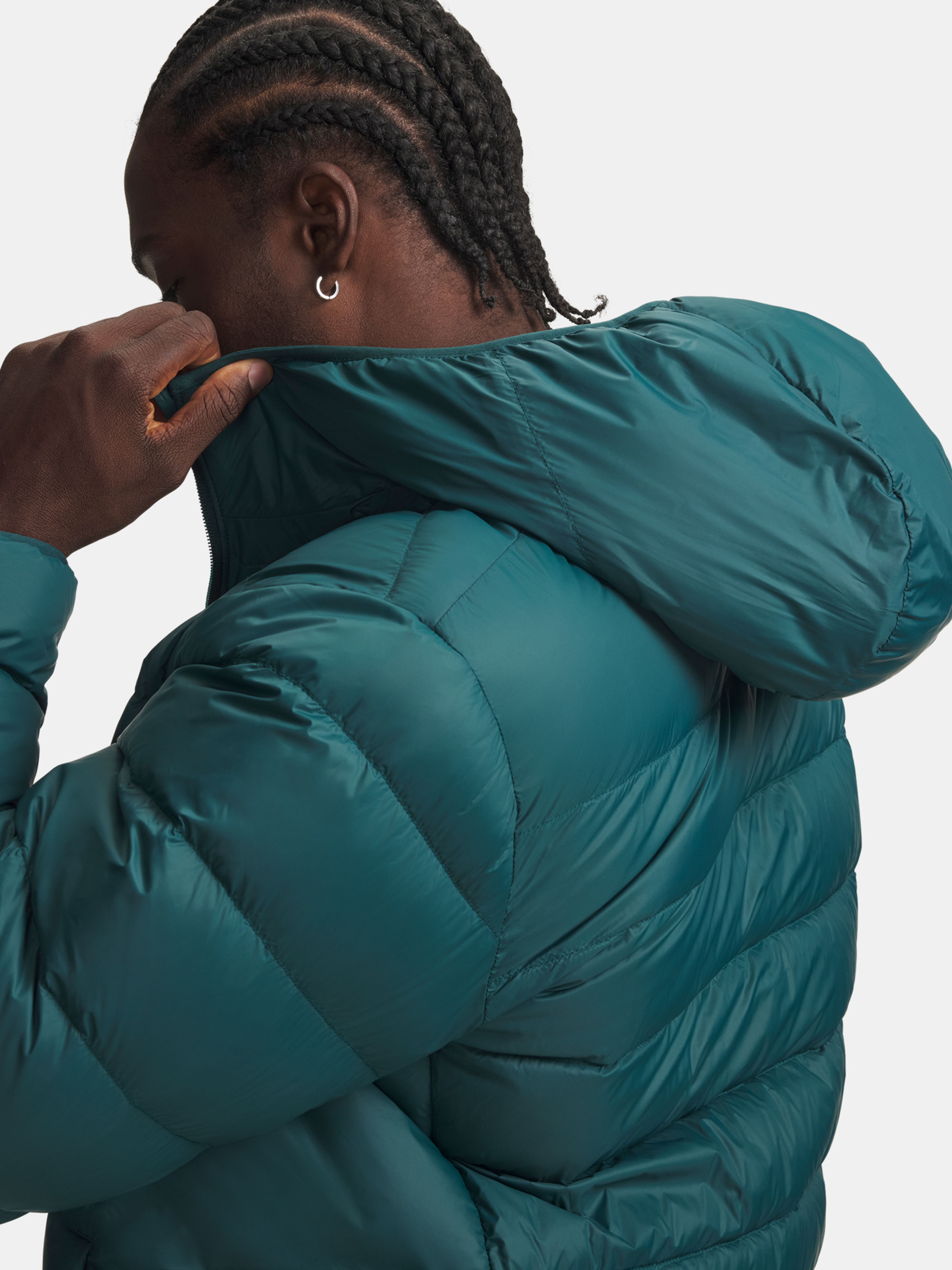 Férfi dzseki Under Armour LEGEND DOWN HOODED JACKET - 003