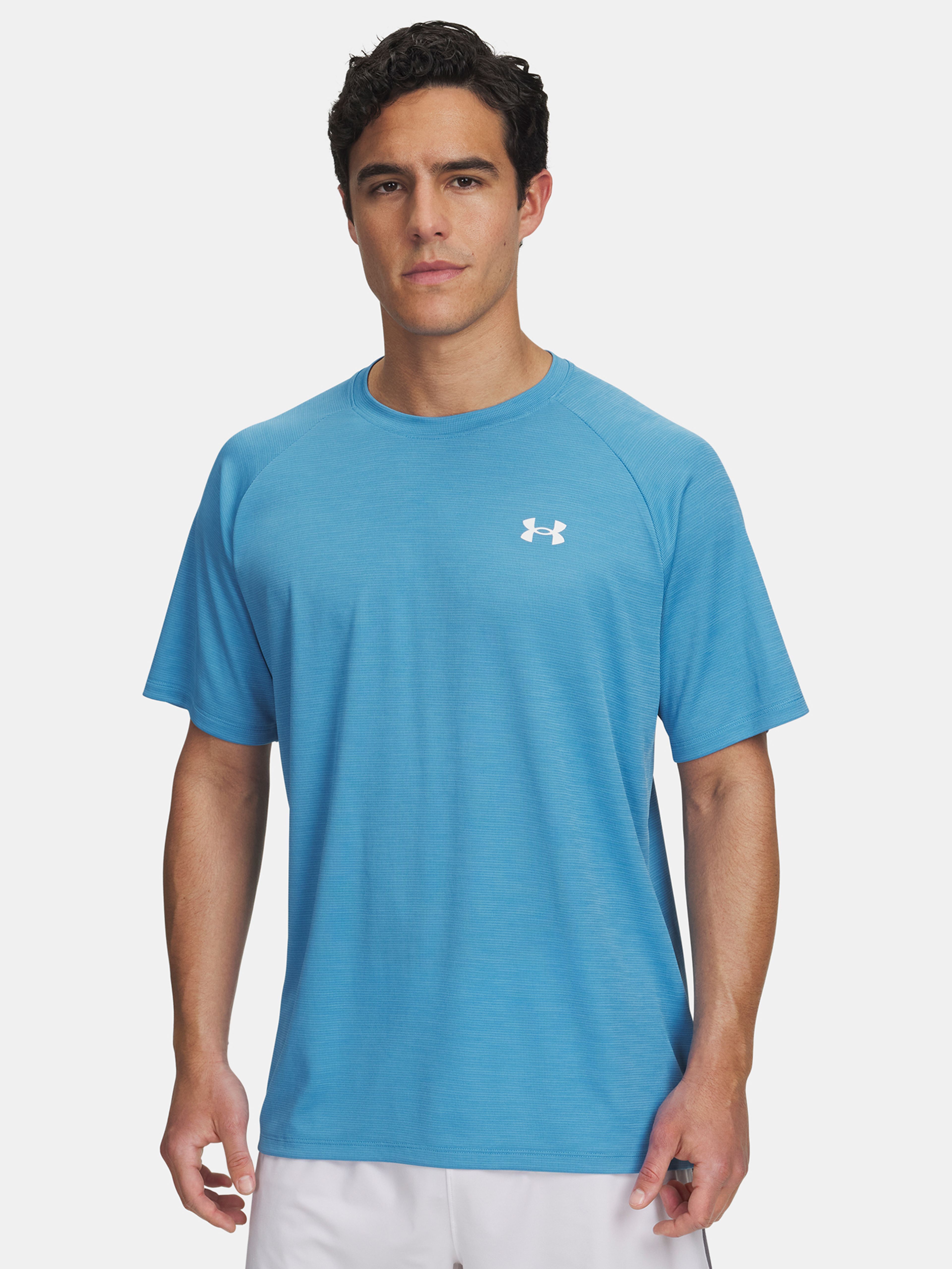 Férfi póló Under Armour UA Tech Textured SS-BLU