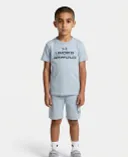 Chlapčenský set Under Armour UA CARGO SHORT SET-GRN-Modrá - 001