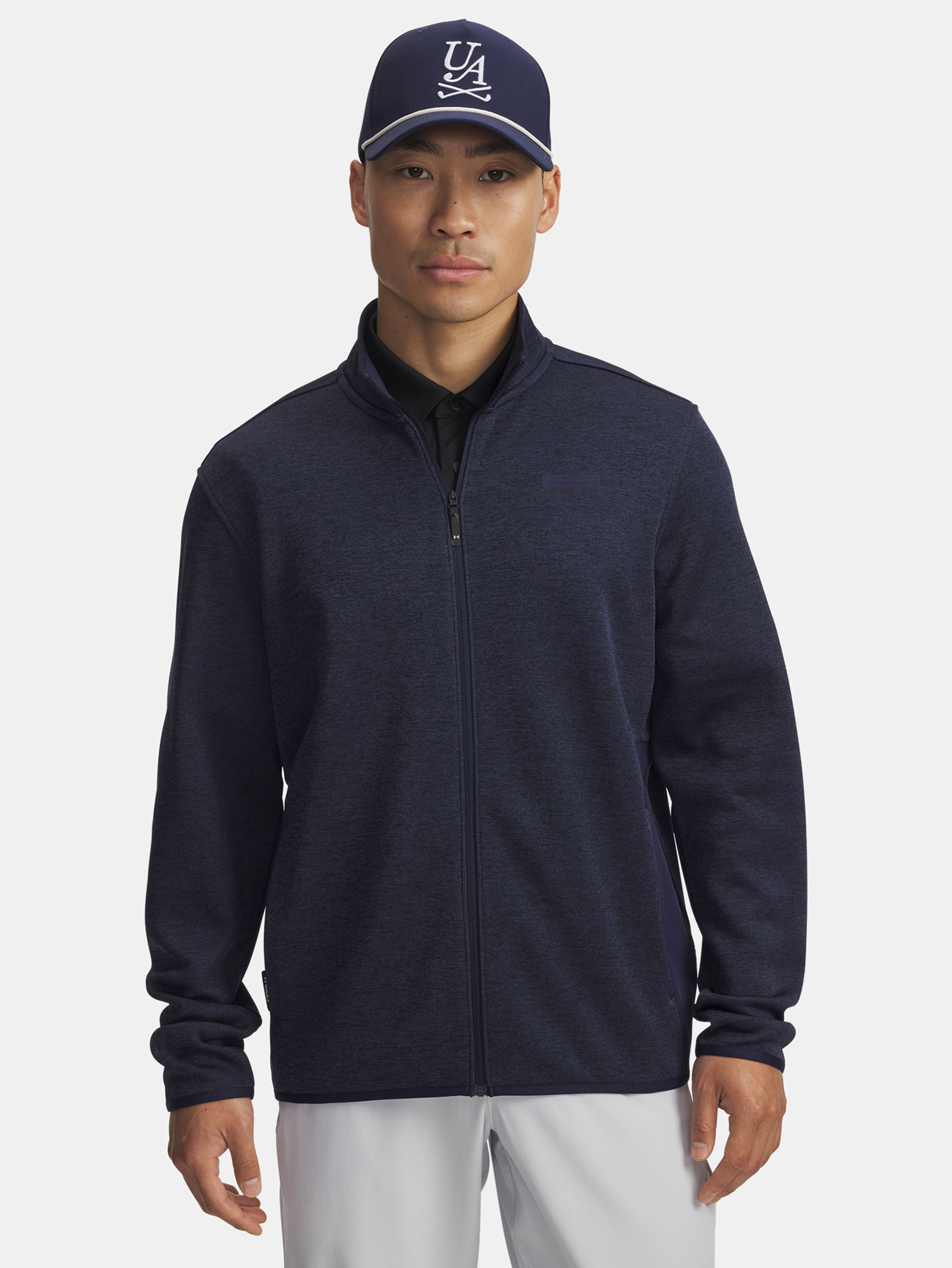 Pánska mikina Under Armour UA Drive Sweaterfleece FZ-BLU