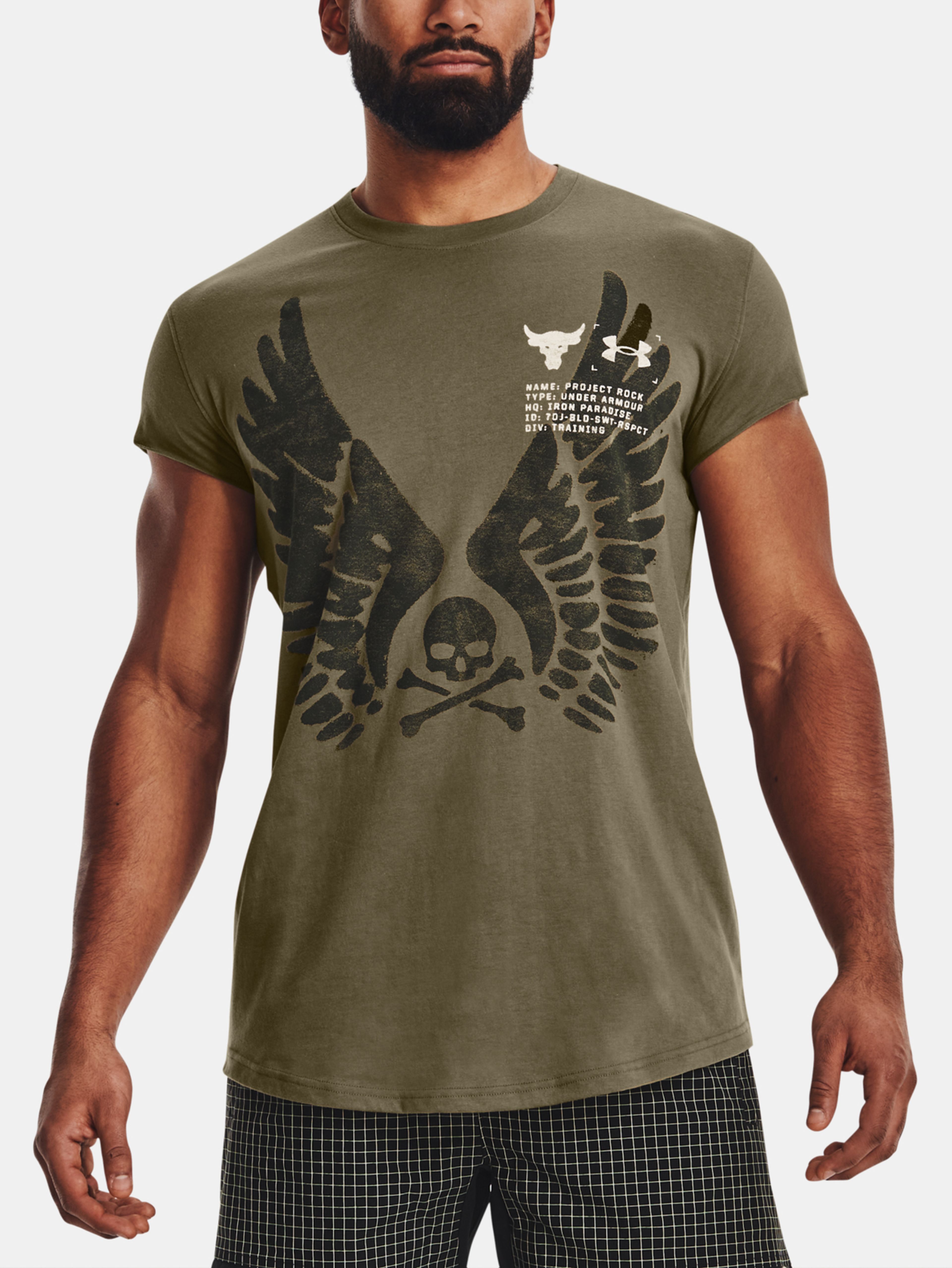 Meeste t-särk Under Armour UA Project Rock Cutoff Tee