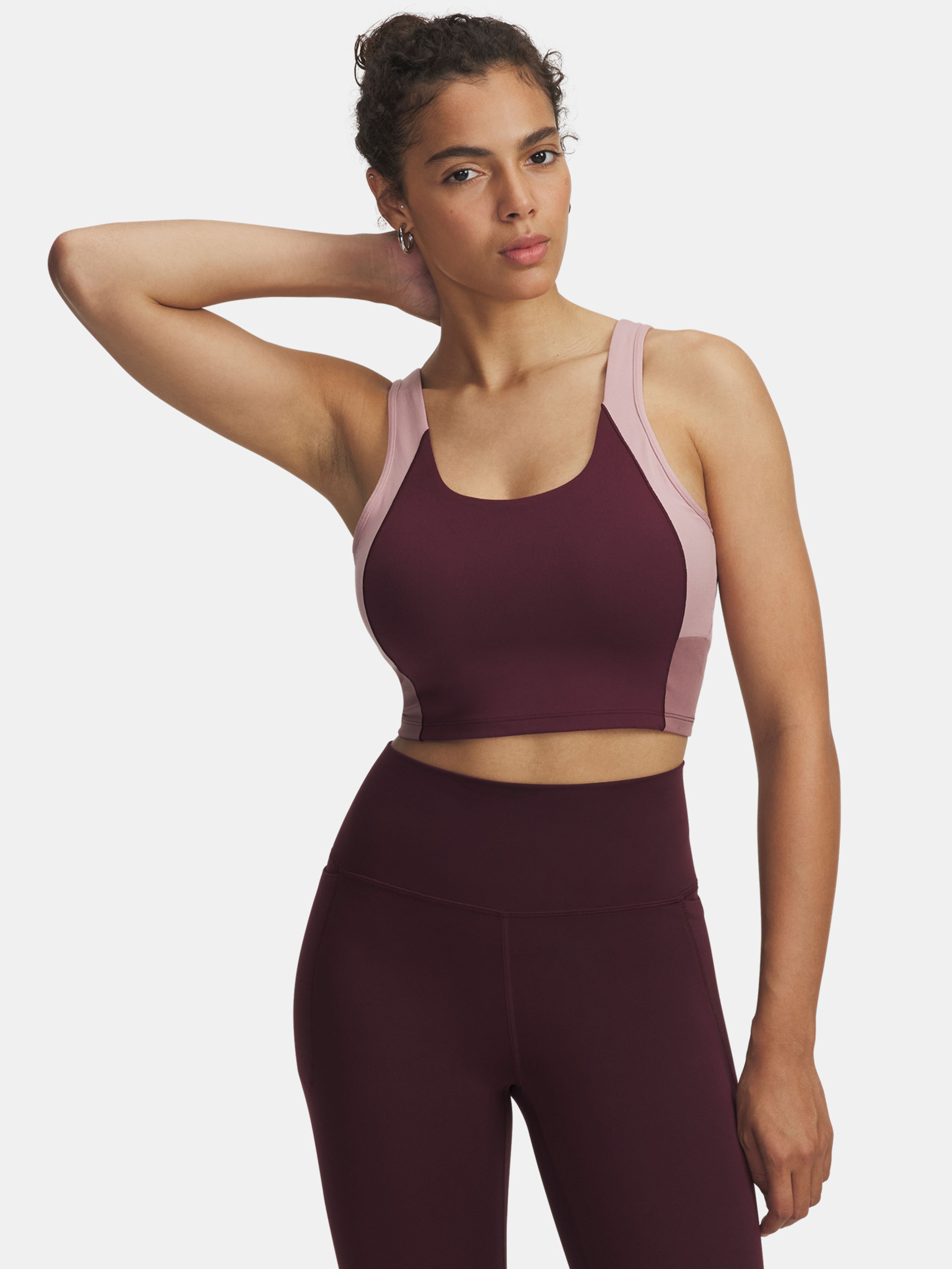 Ženska majica brez rokavov Under Armour Meridian Colorblock Tank-BRN