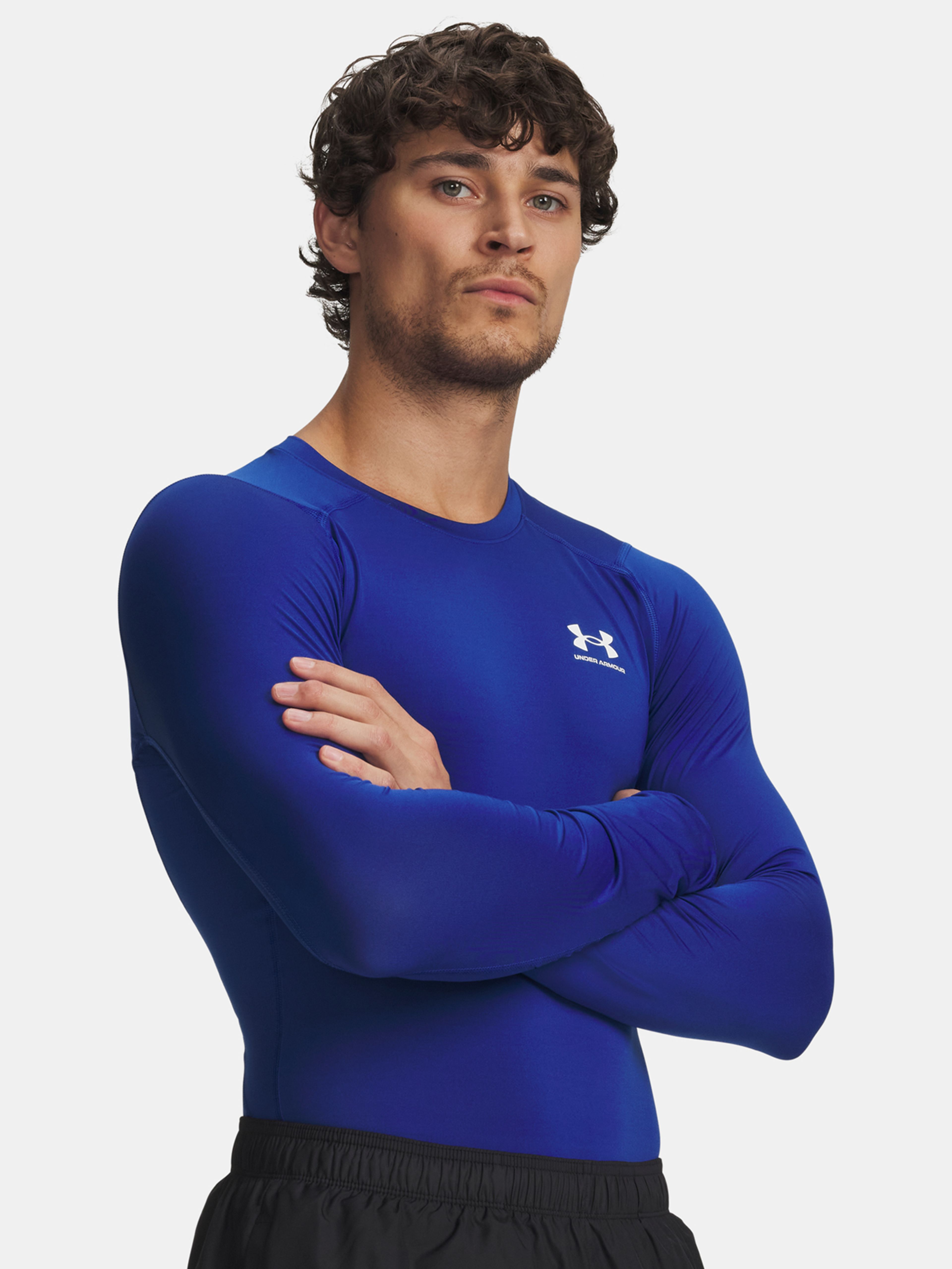 Férfi póló Under Armour HG Armour Comp LS