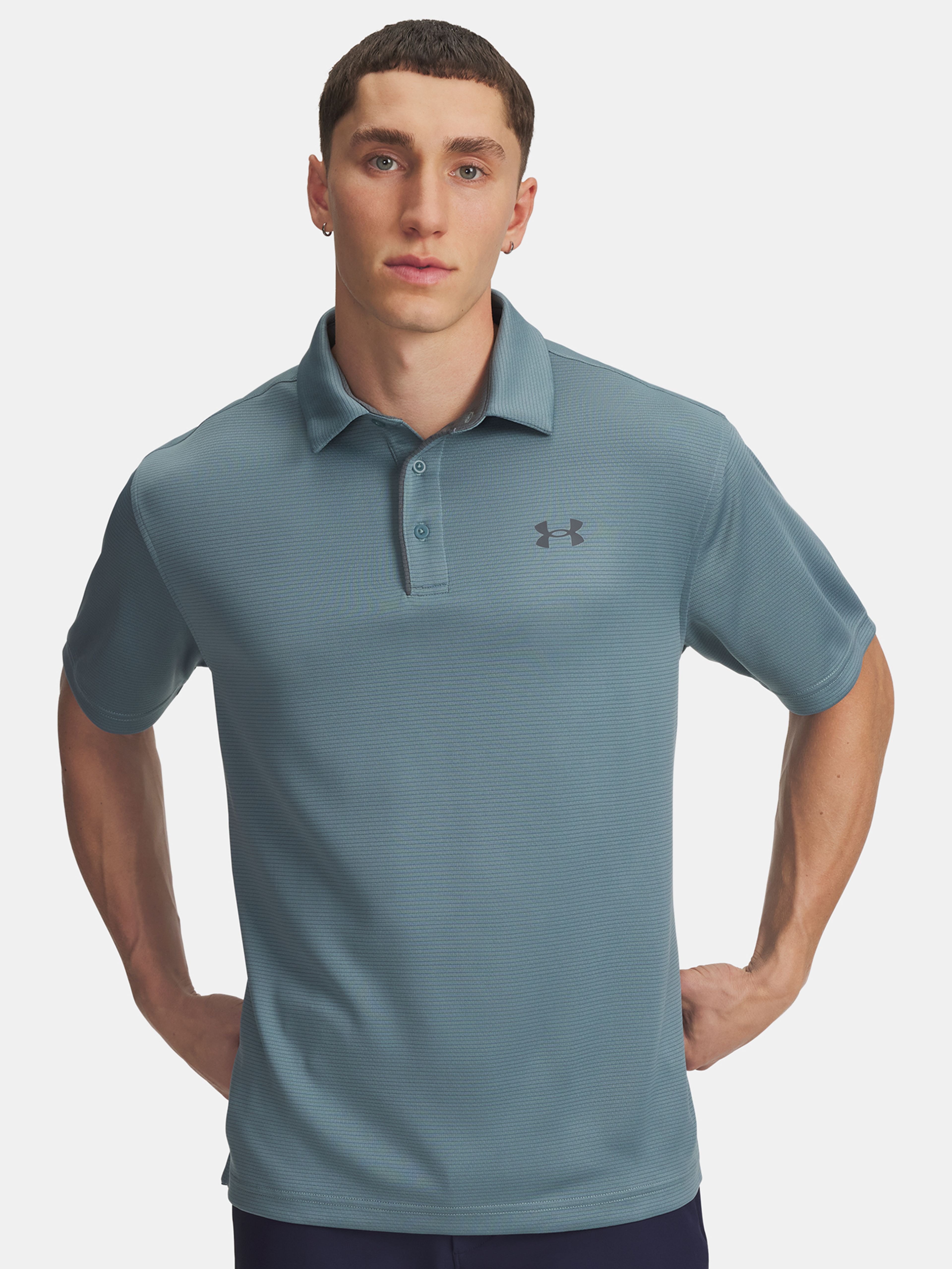 Férfi póló Under Armour Tech Polo-BLU