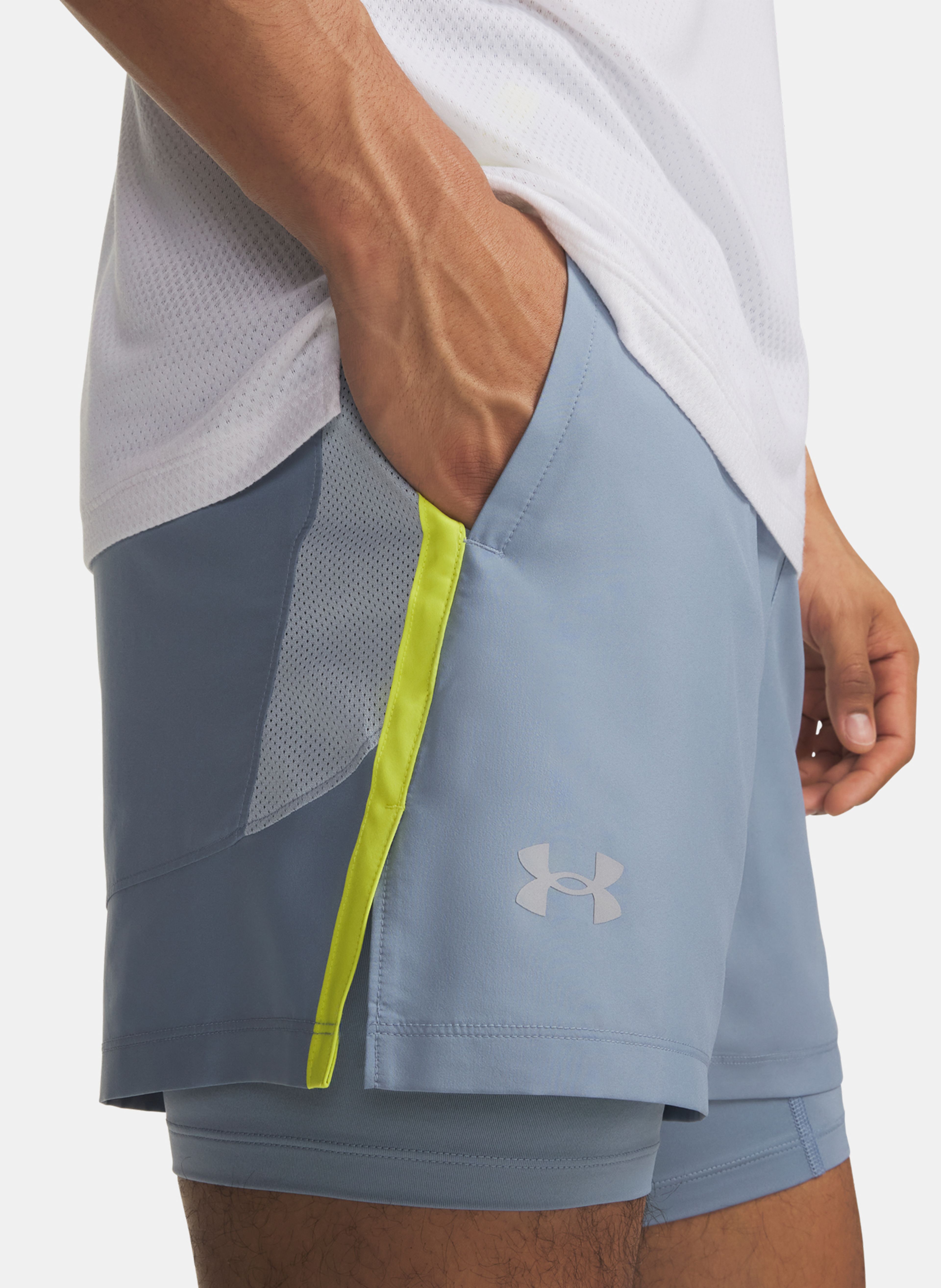 Vyriški šortai Under Armour UA LAUNCH 5'' 2-IN-1 SHORTS - 003