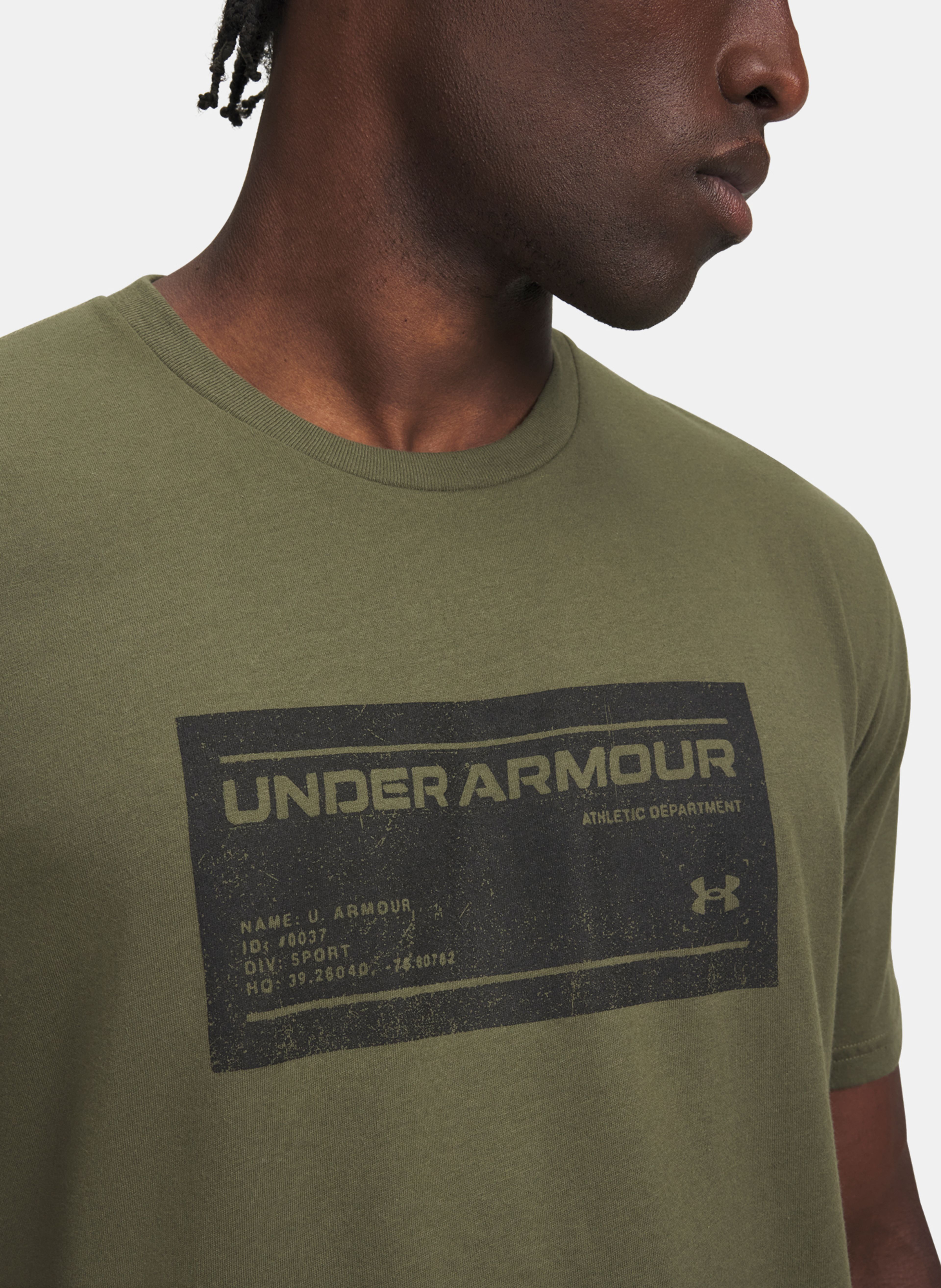 Vyriški marškinėliai Under Armour UA M BOX WM LABEL SS - 003
