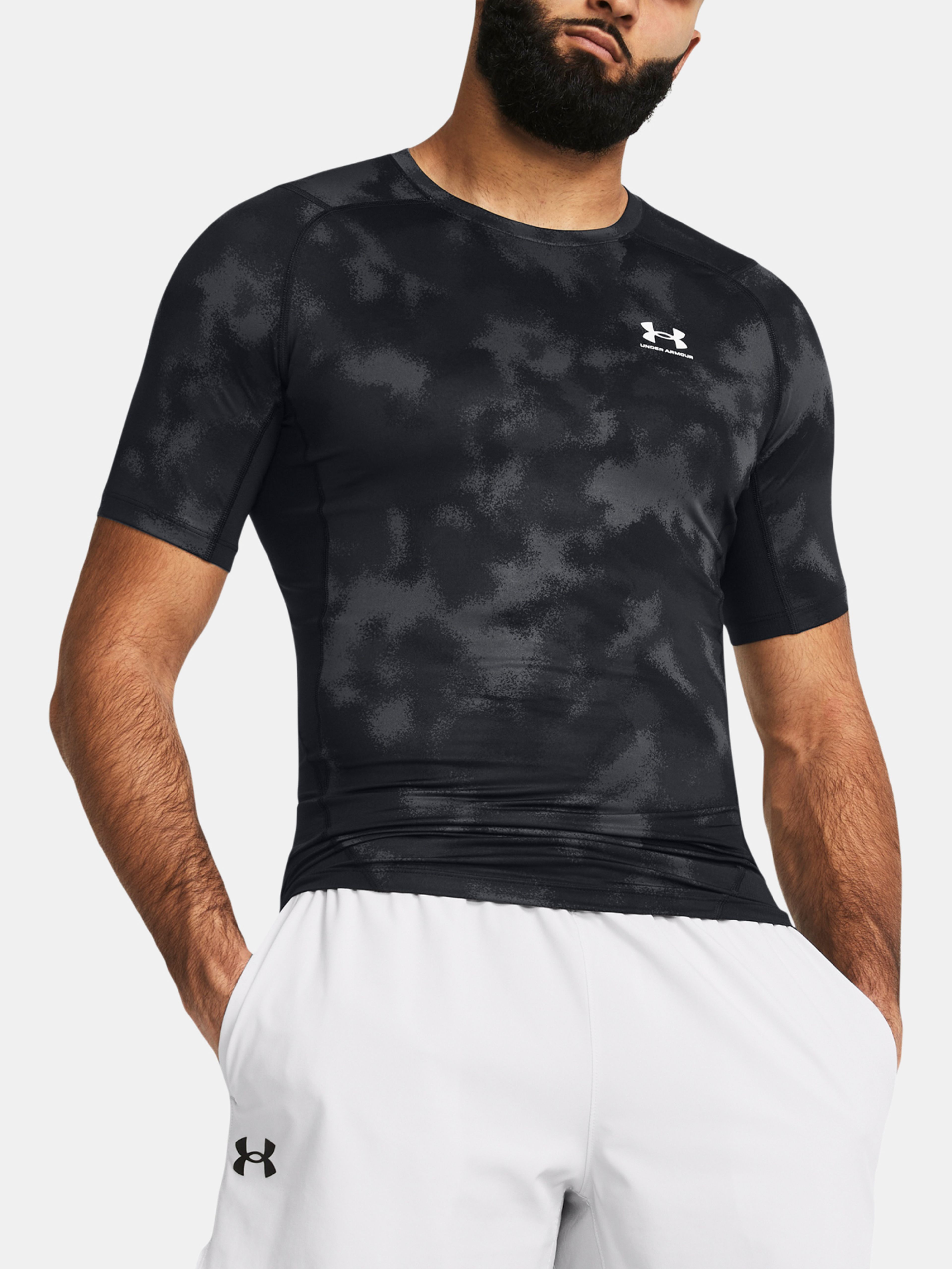 Pánske tričko Under Armour UA HG Armour Printed SS