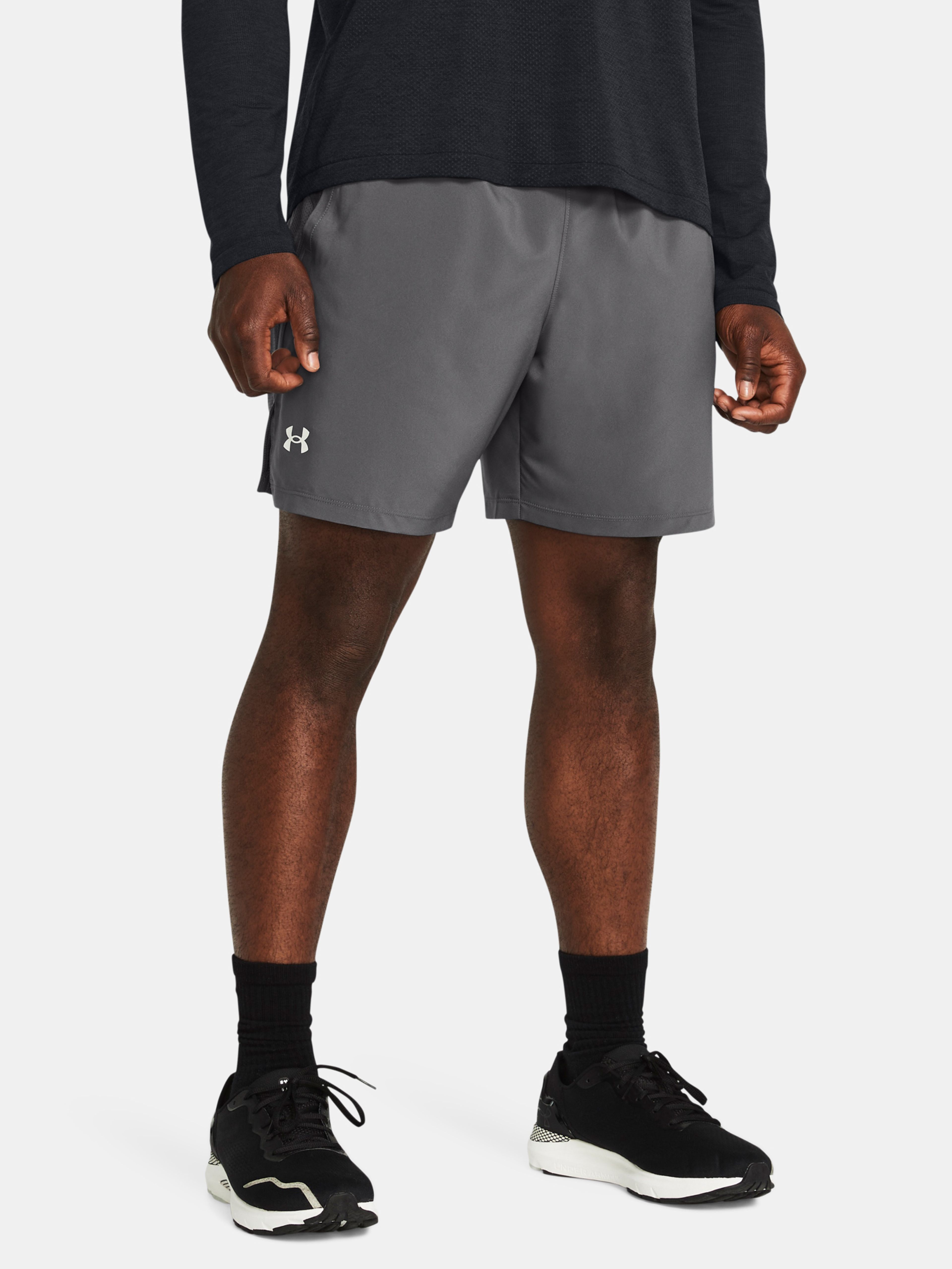 Pánske kraťasy Under Armour UA LAUNCH 7'' SHORTS-GRY