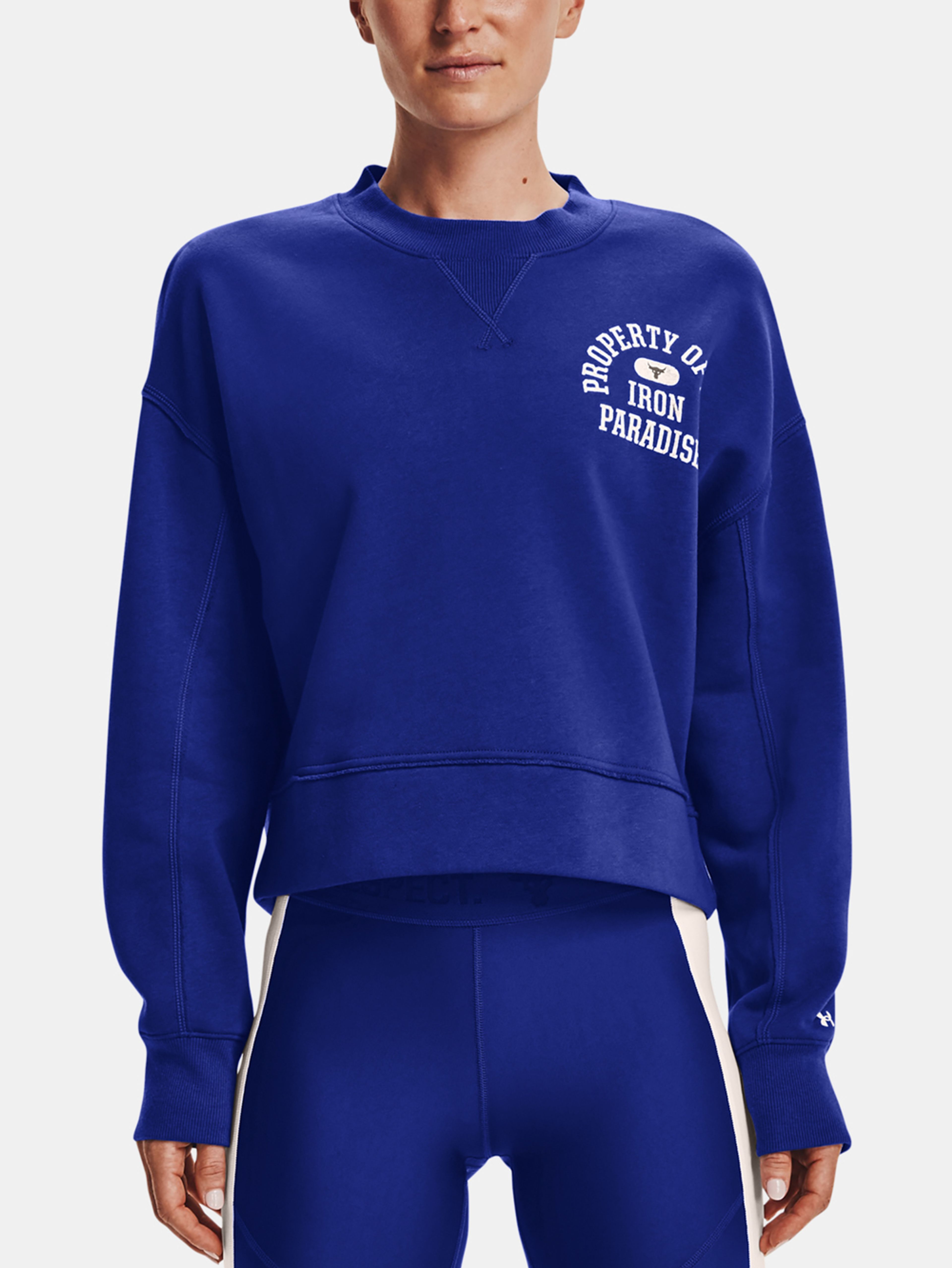 Női felső Under Armour UA Prjct Rock Fleece LC Crew