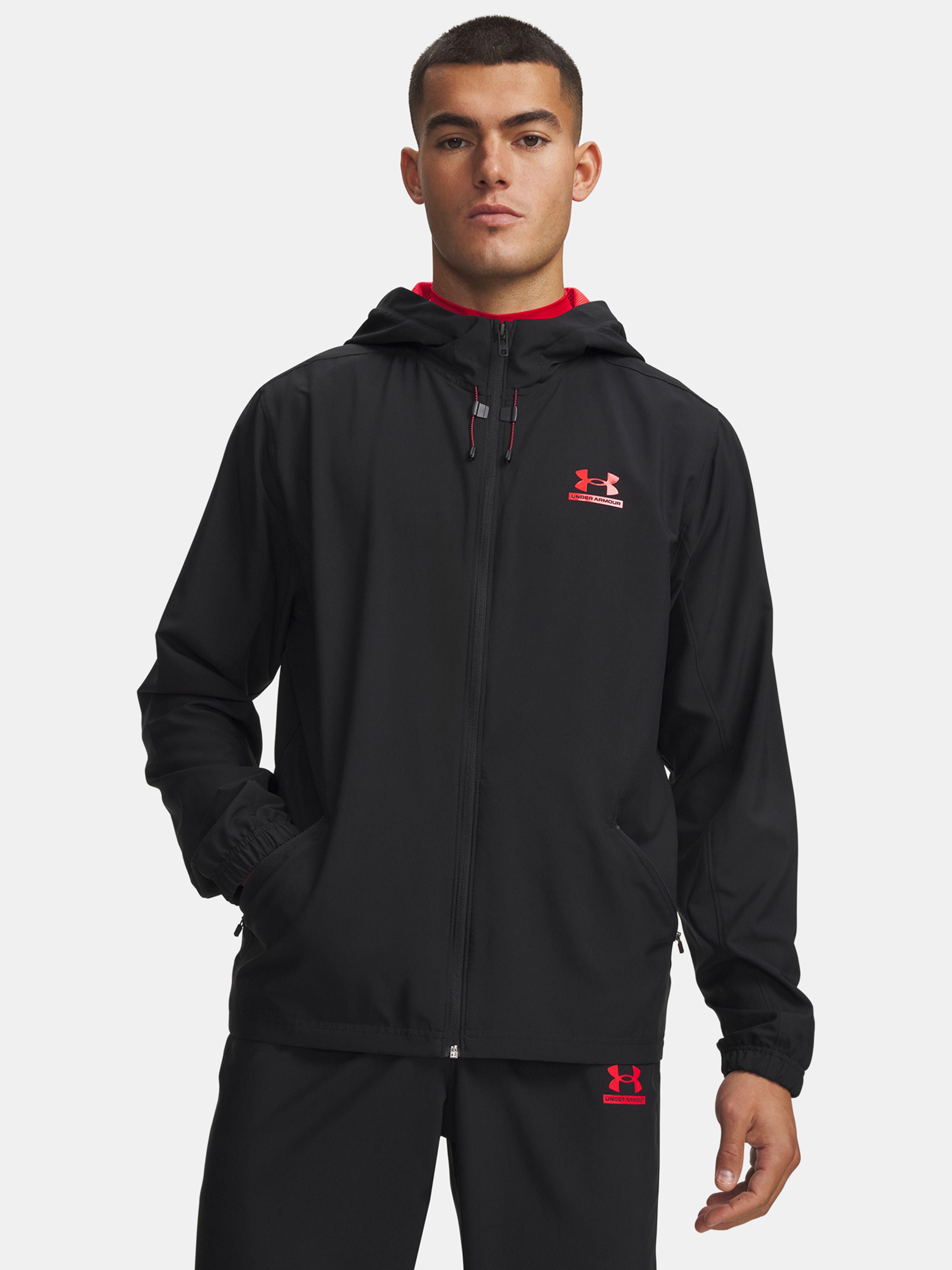Pánska bunda Under Armour UA Tech Sport Woven Jkt - 001