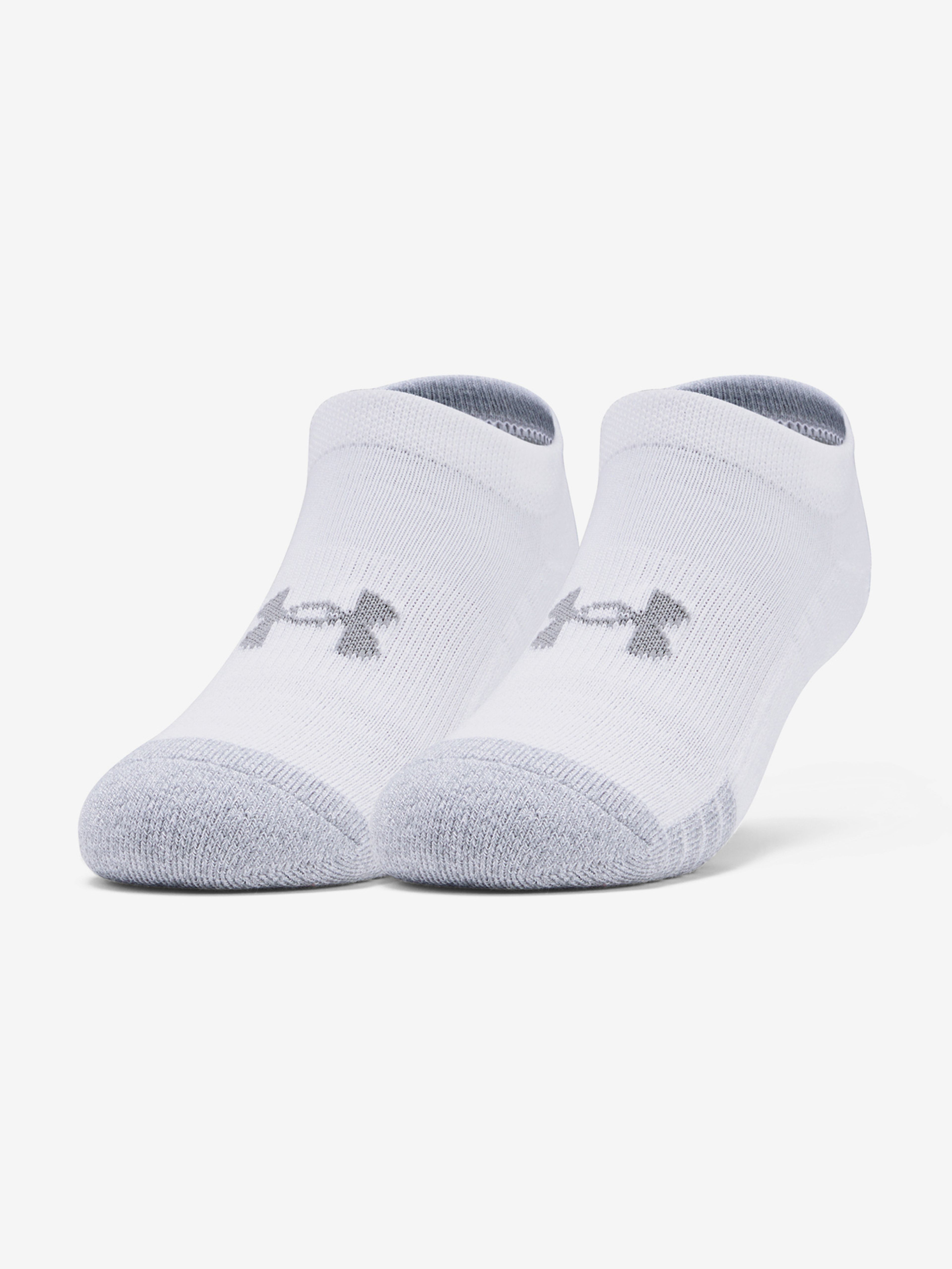 Nogavice Under Armour UA Youth Heatgear NS-WHT