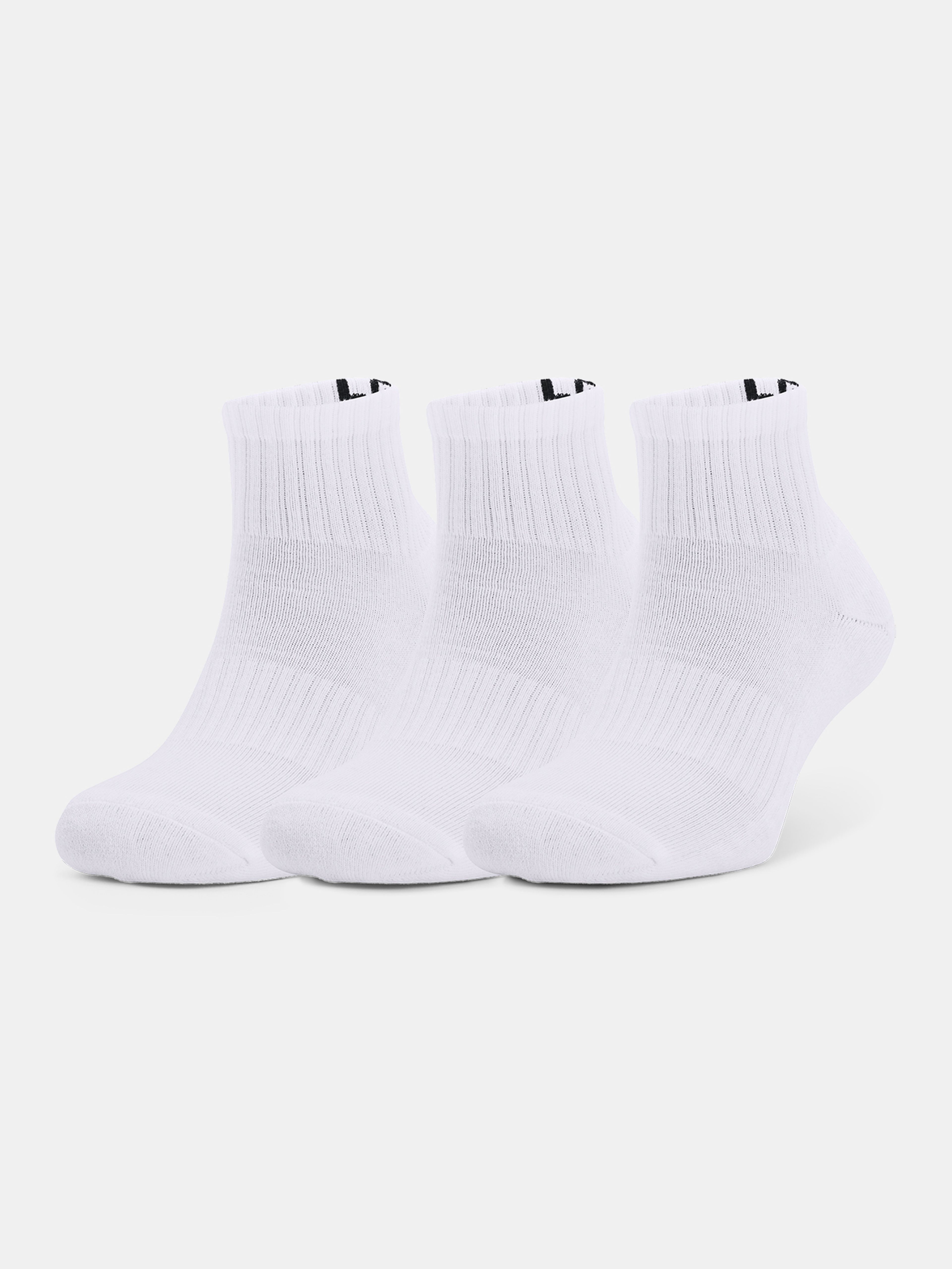 Unisex ponožky Under Armour Core QTR 3PK