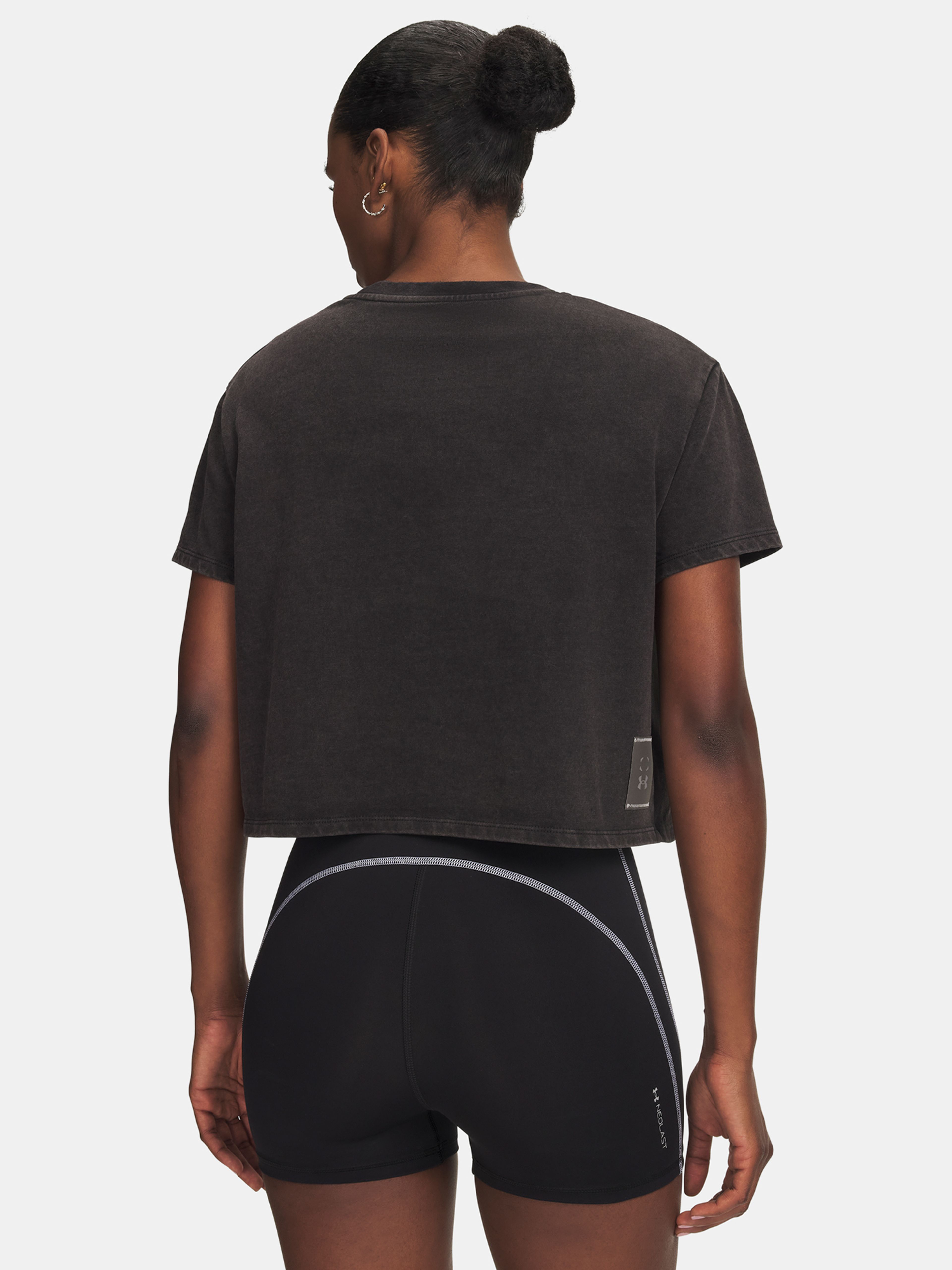Sieviešu t-krekls Under Armour UA HB Run HW Wash Miles SS - 002