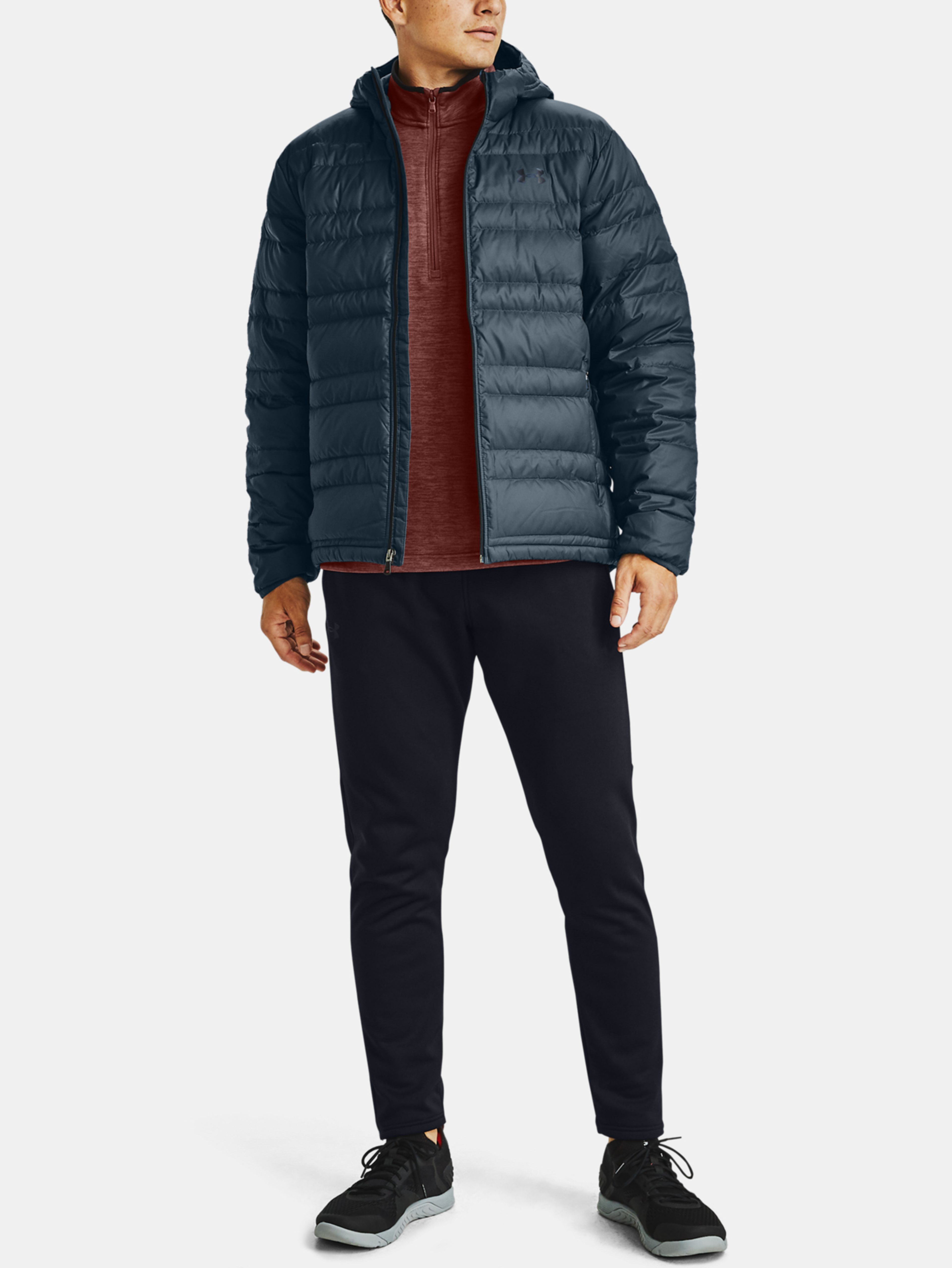 Meeste jope Under Armour Armour Down Hooded Jkt