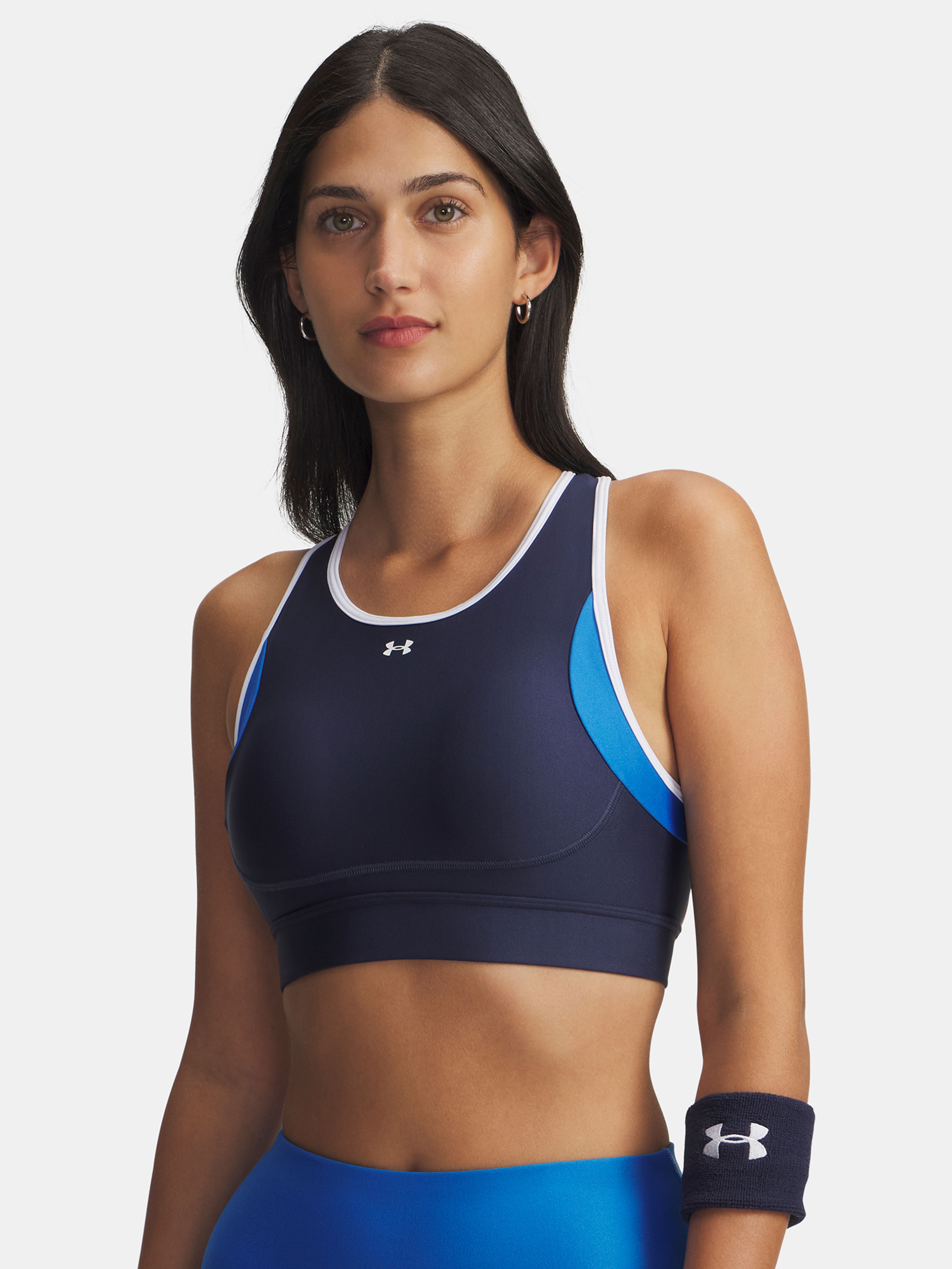 Moteriška liemenėlė Under Armour UA Crossback Mid Open Back-BLU