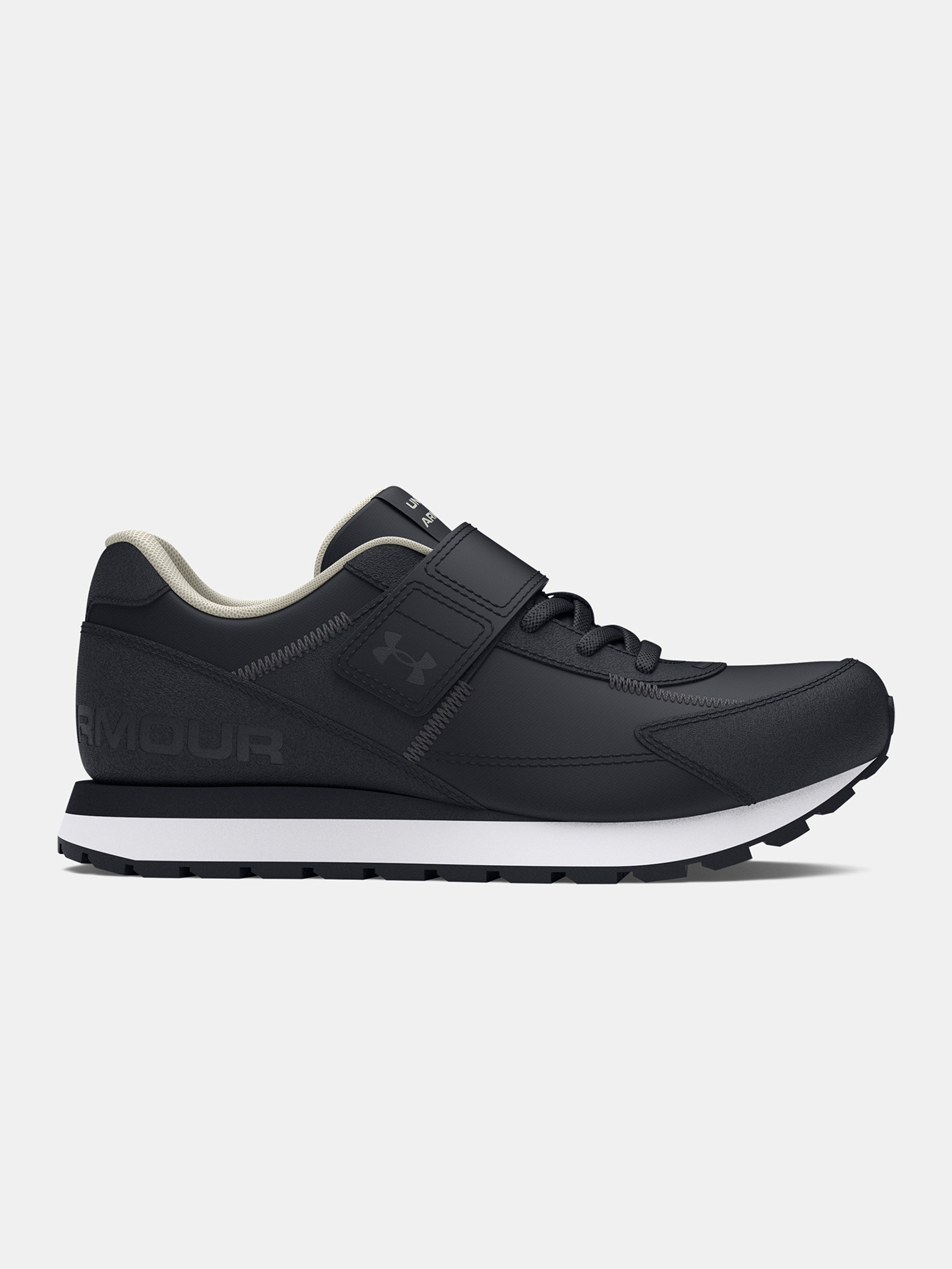 Detské topánky Under Armour UA PS Essential Runner-BLK