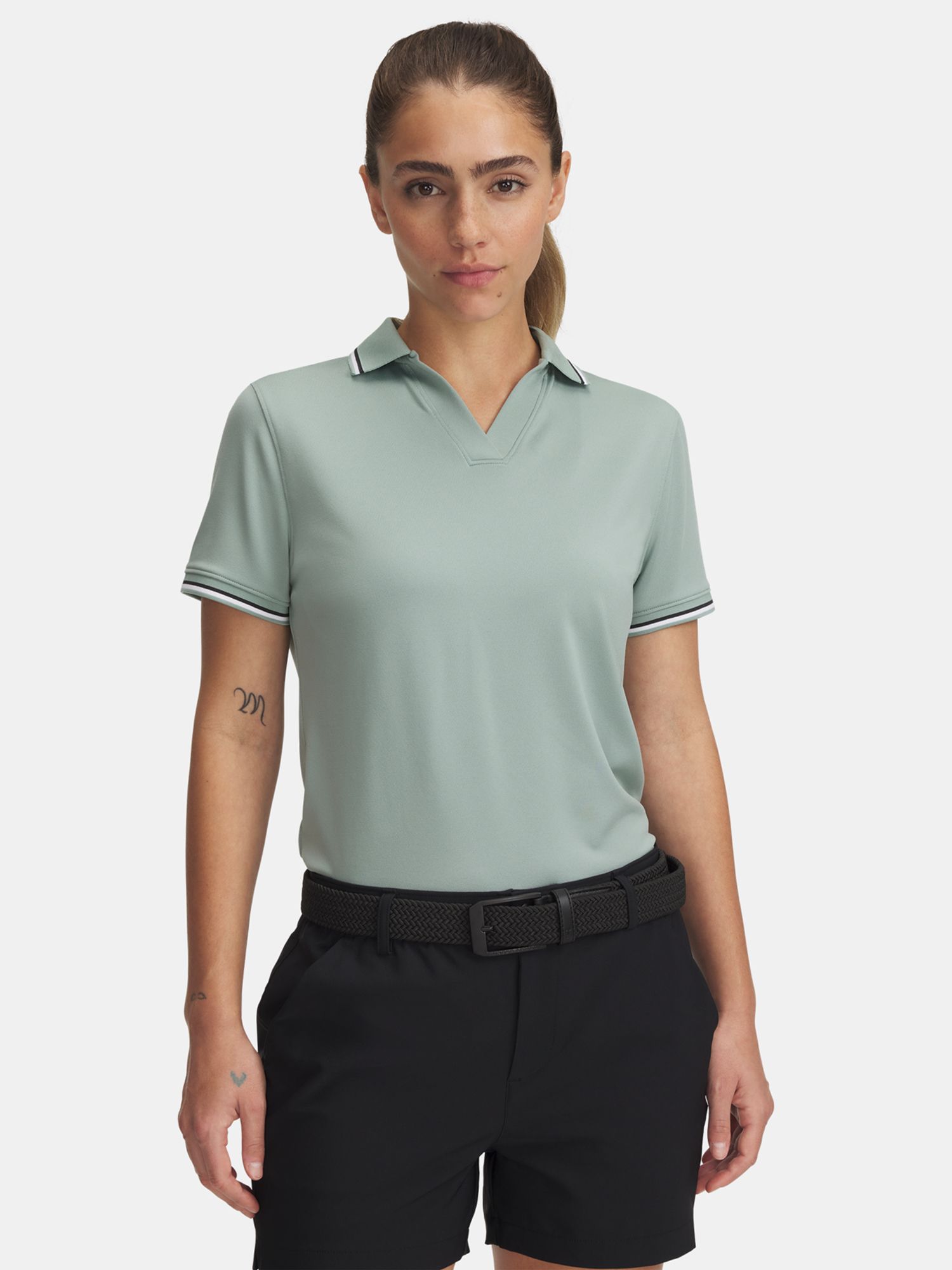 Női póló Under Armour UA Drive SS Rib Polo | underarmour.hu