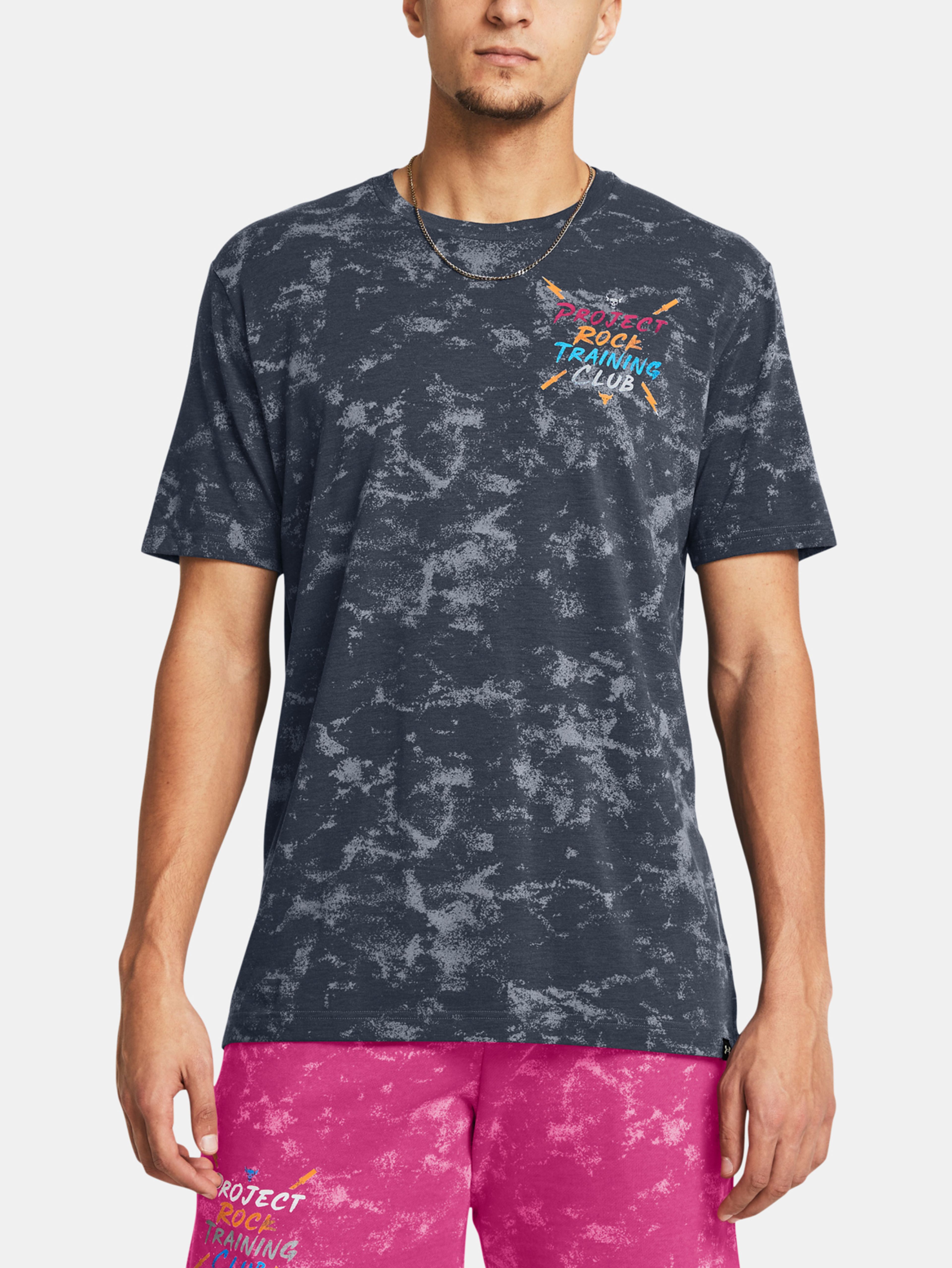 Férfi póló Under Armour UA Pjt Rck TC AOP Graphic SS