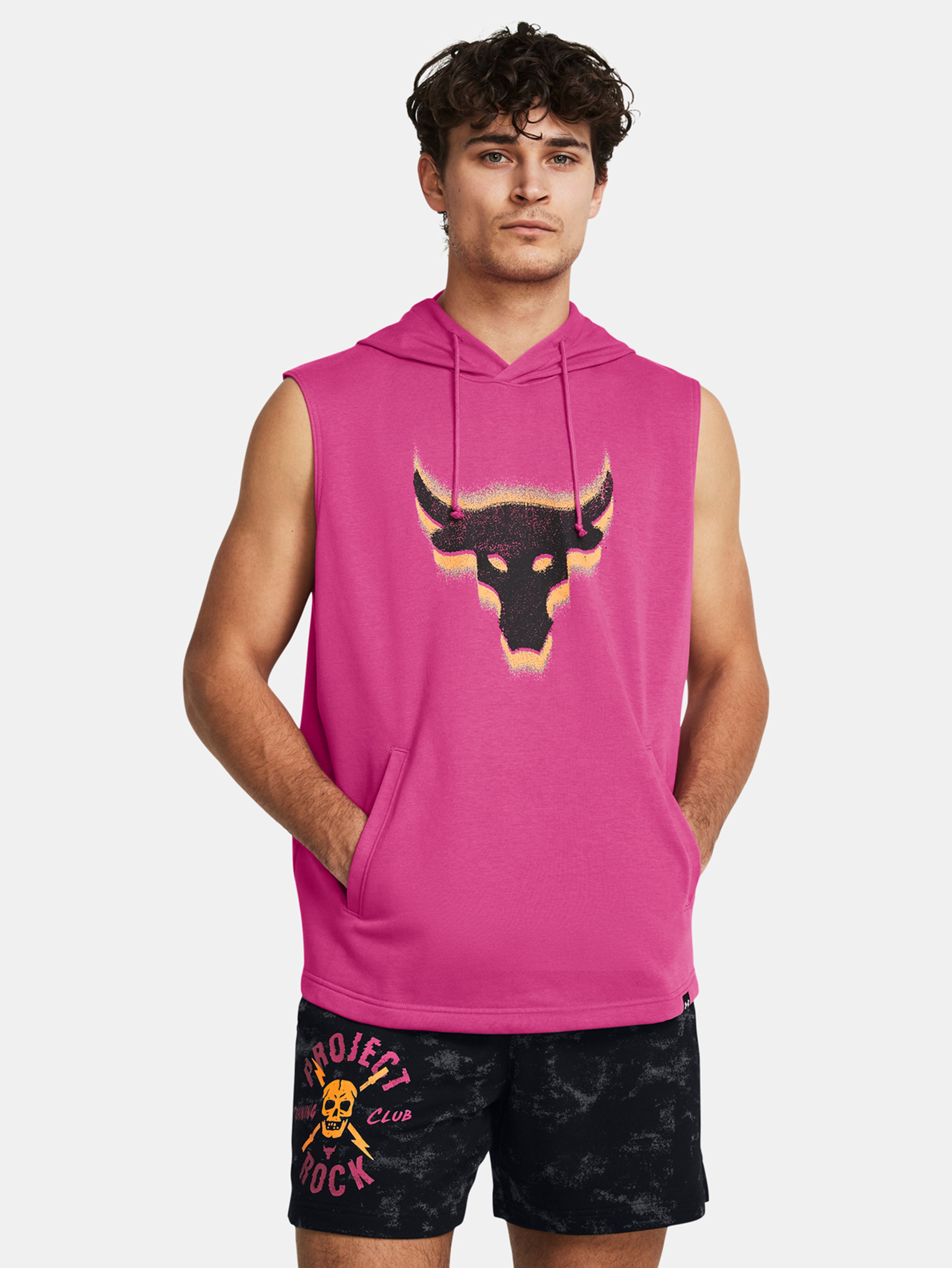 Férfi felső Under Armour Pjt Q2 Payoff SL Flce HD