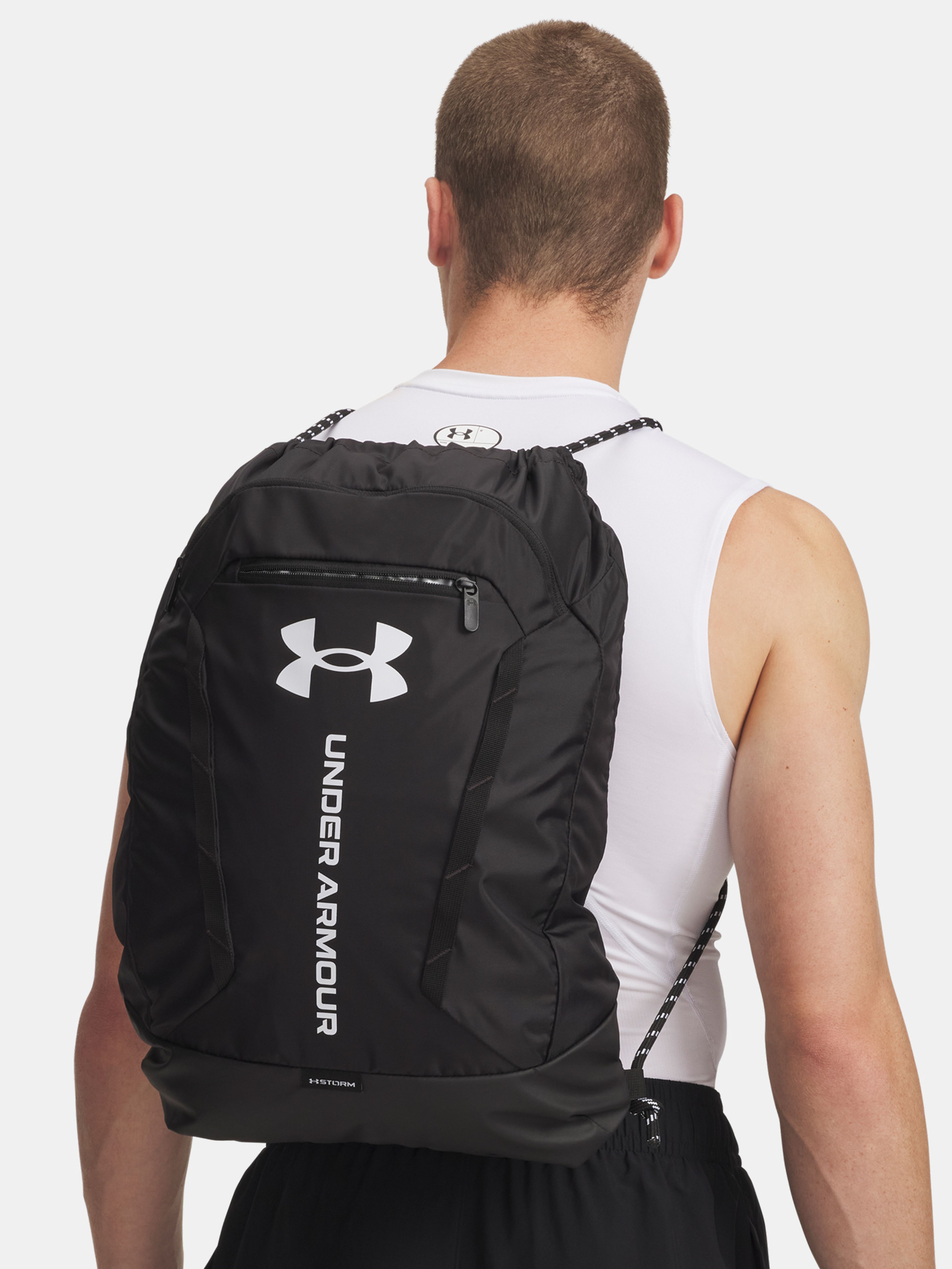 Unisex vak Under Armour UA Hustle Sackpack-BLK