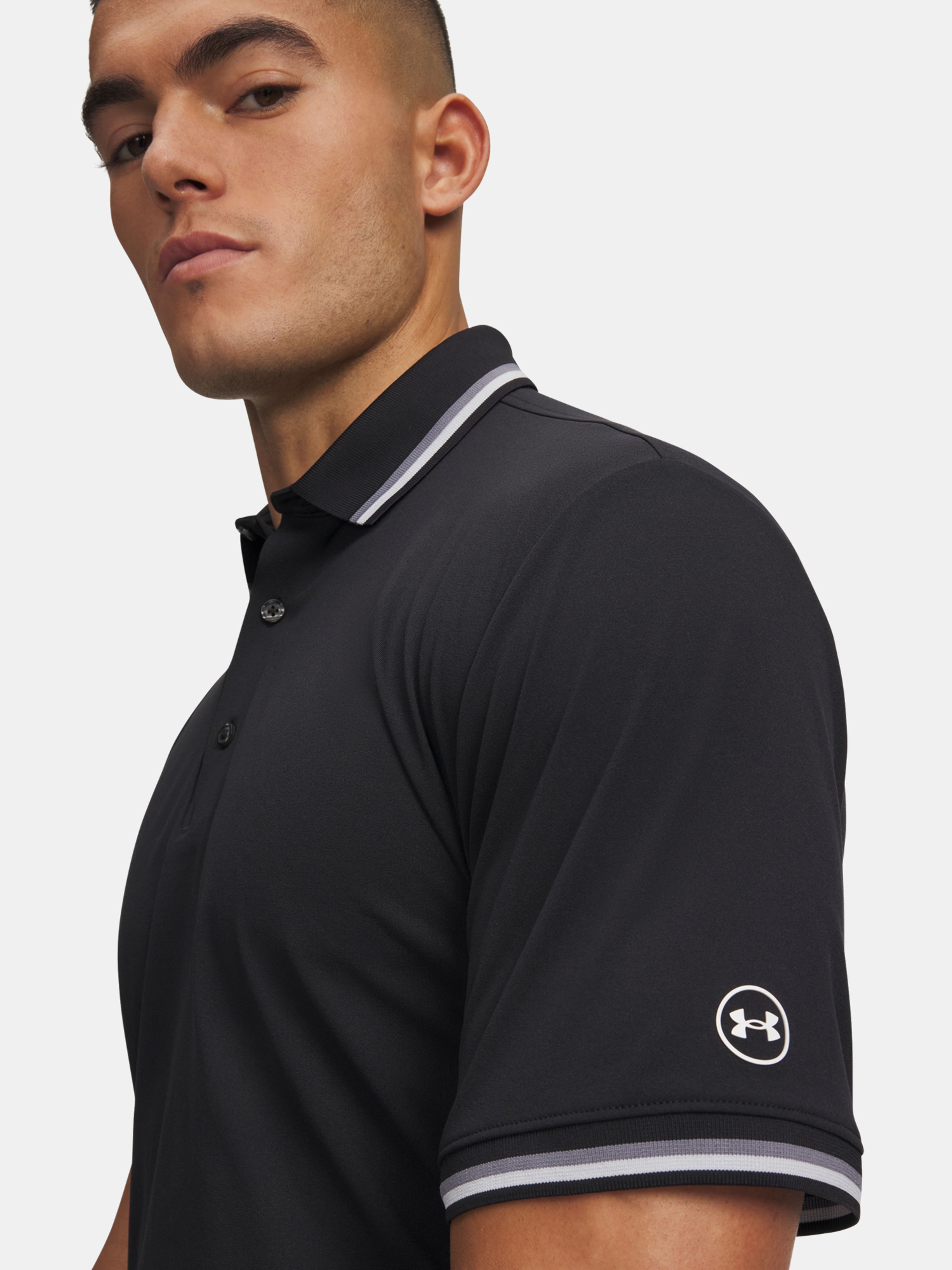 Vyriški marškinėliai Under Armour UA ArmourDry Rib Polo - 003