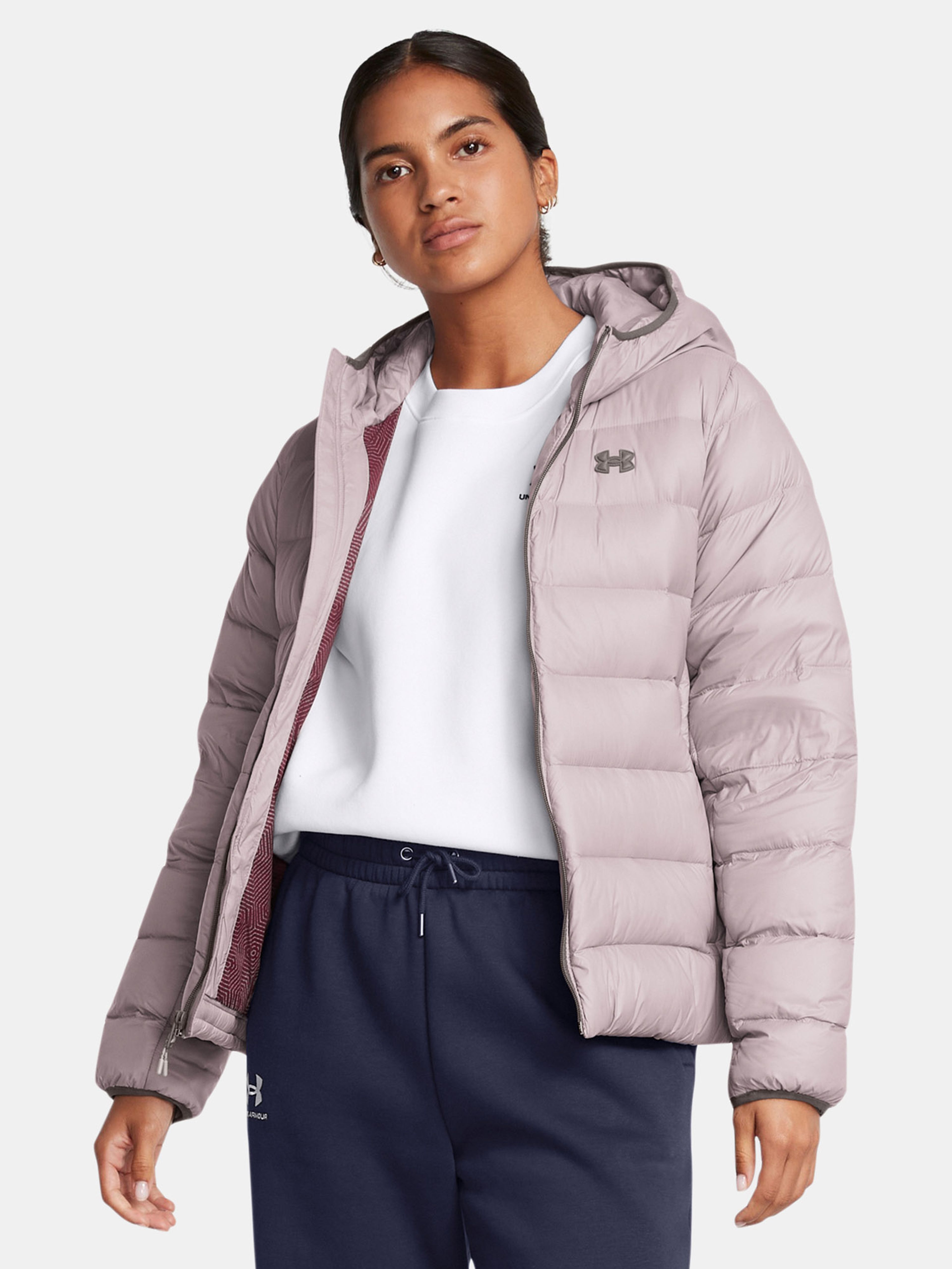 Női dzseki Under Armour LEGEND DOWN HOODED JACKET