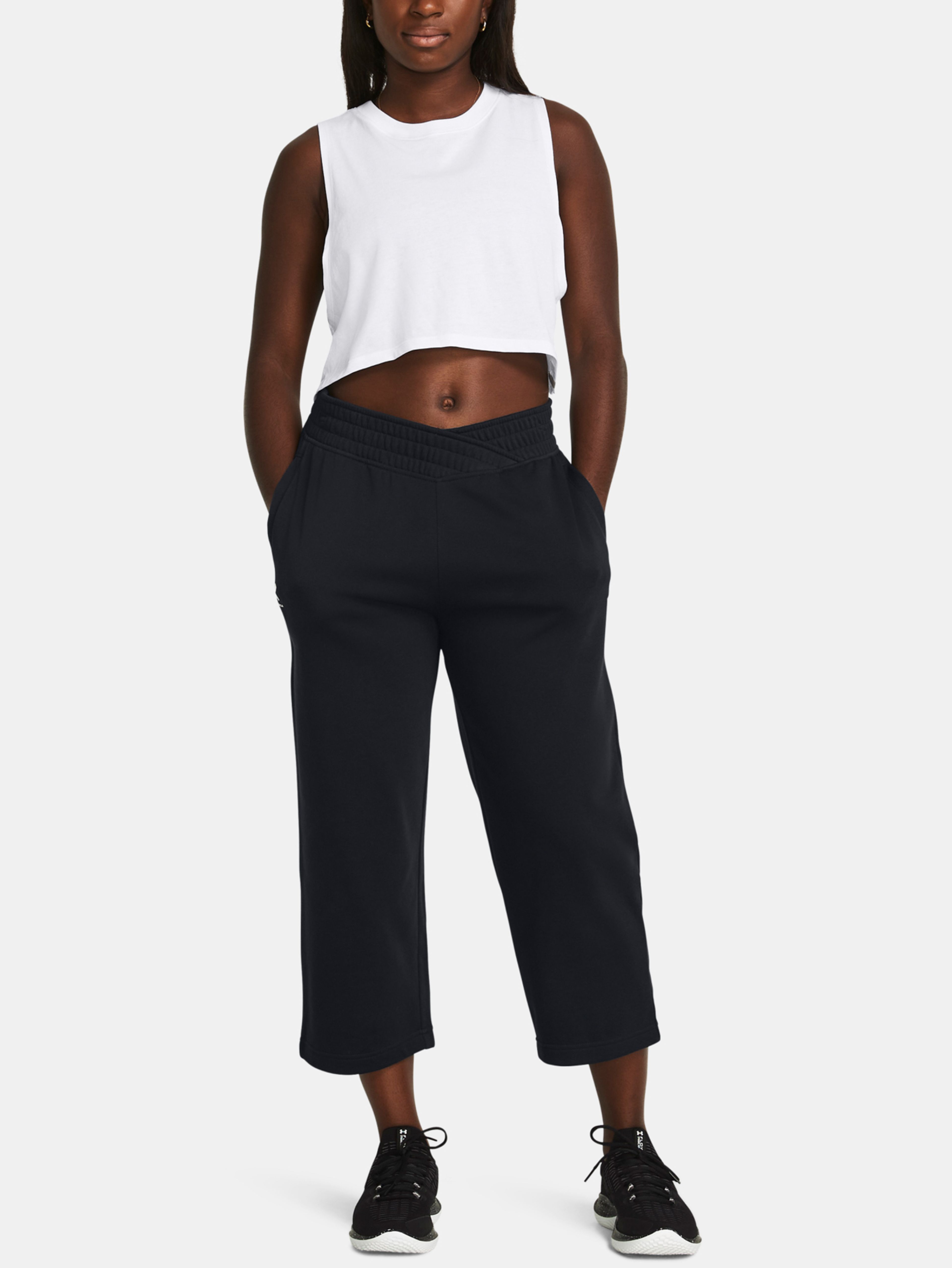 Ženske trenirke Under Armour UA Rival Terry Crop Wide Leg