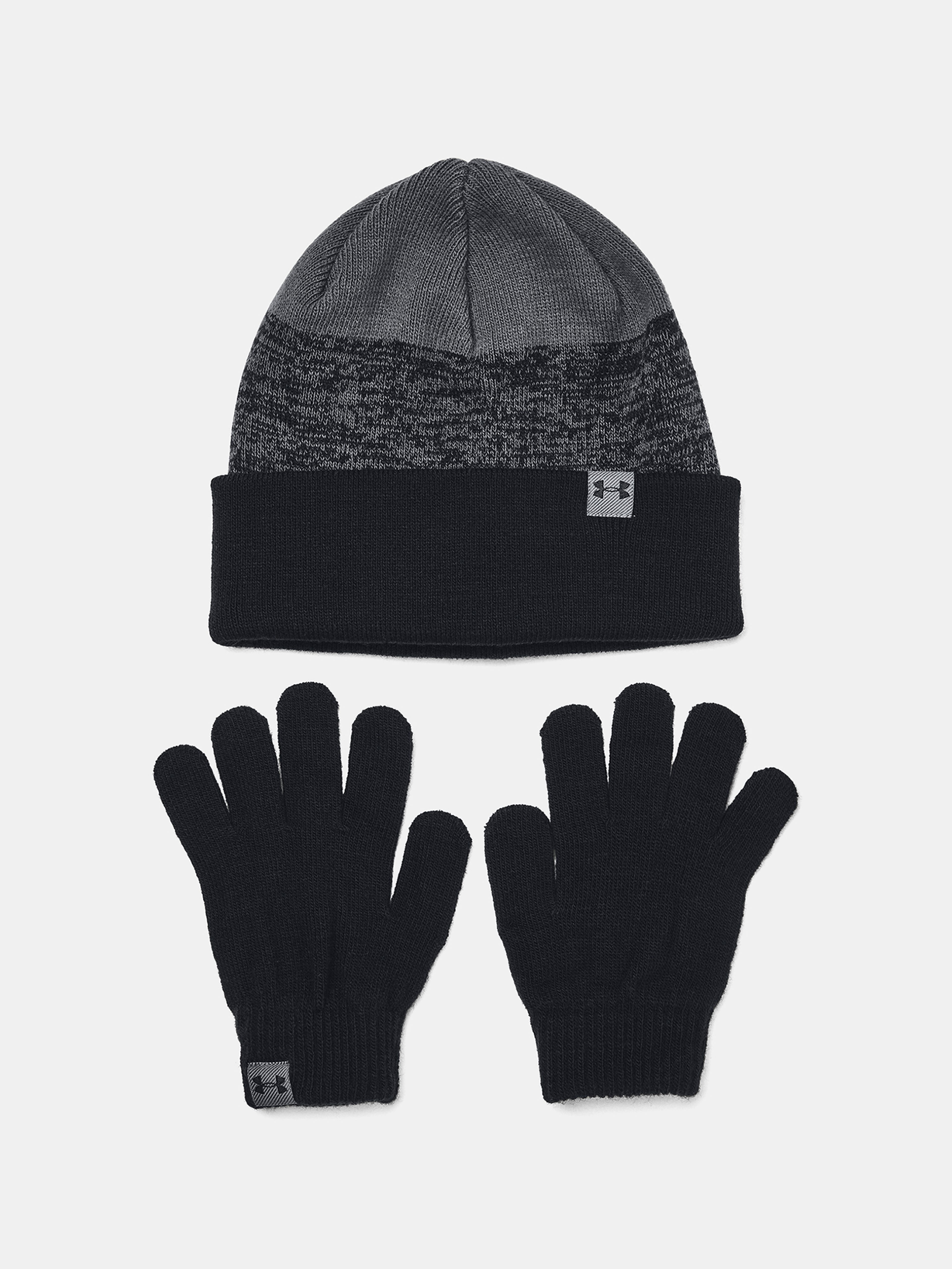 Deška kapa Under Armour B's Beanie & Glove Combo-BLK