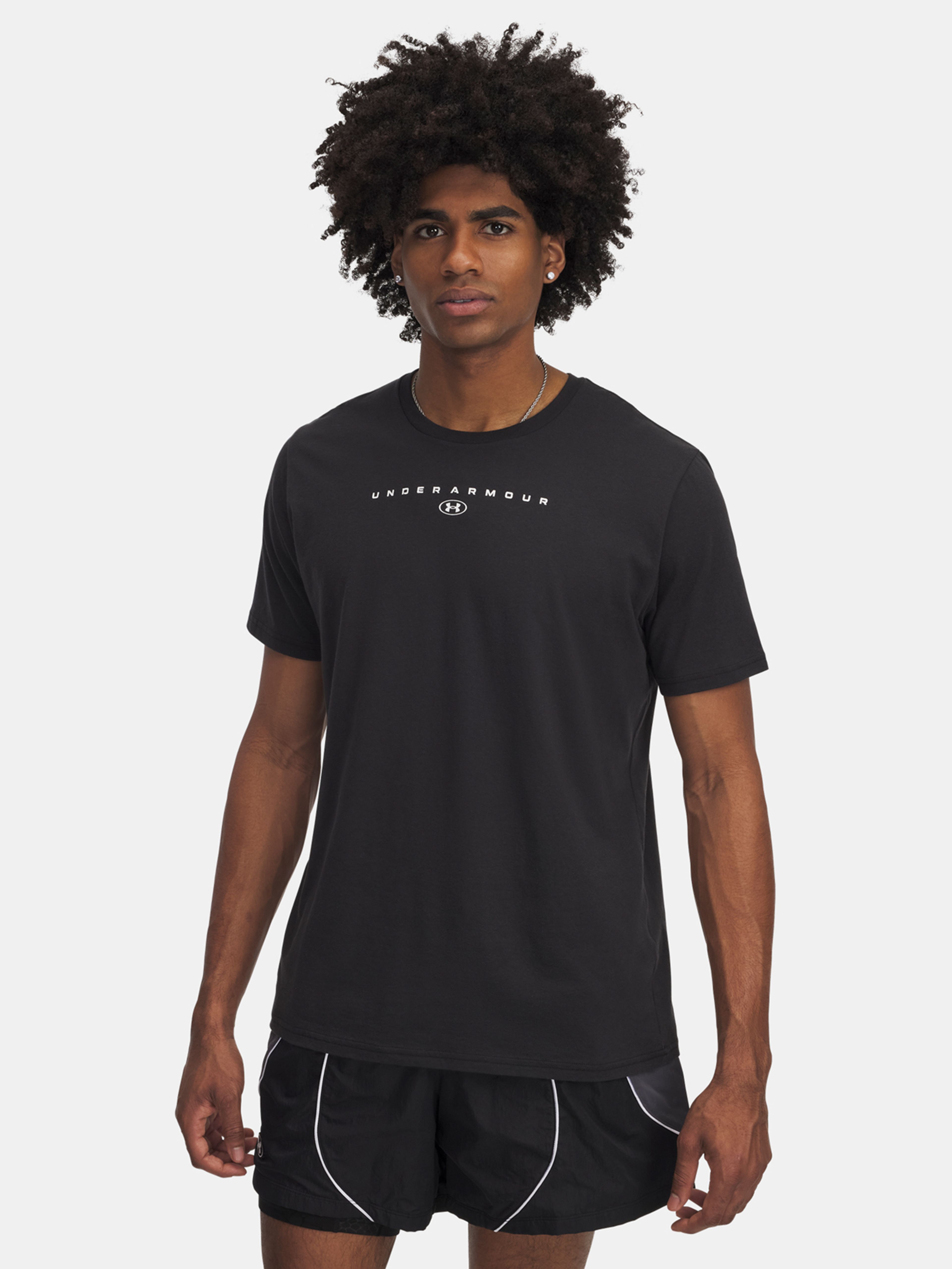 Férfi póló Under Armour UA M STACKED LOGO SS