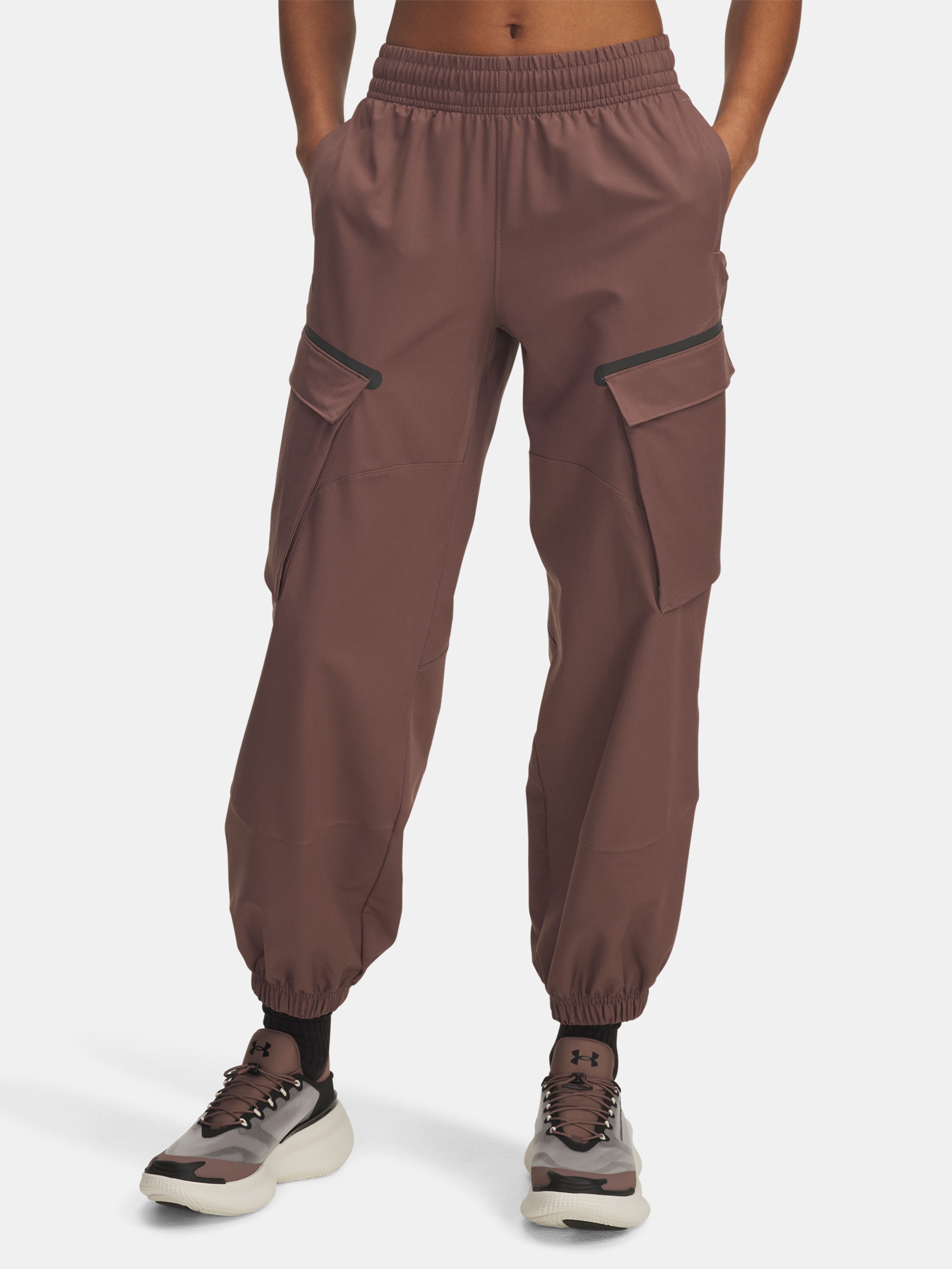 Dámske športové nohavice Under Armour UA Unstoppable Cargo Pants-BRN