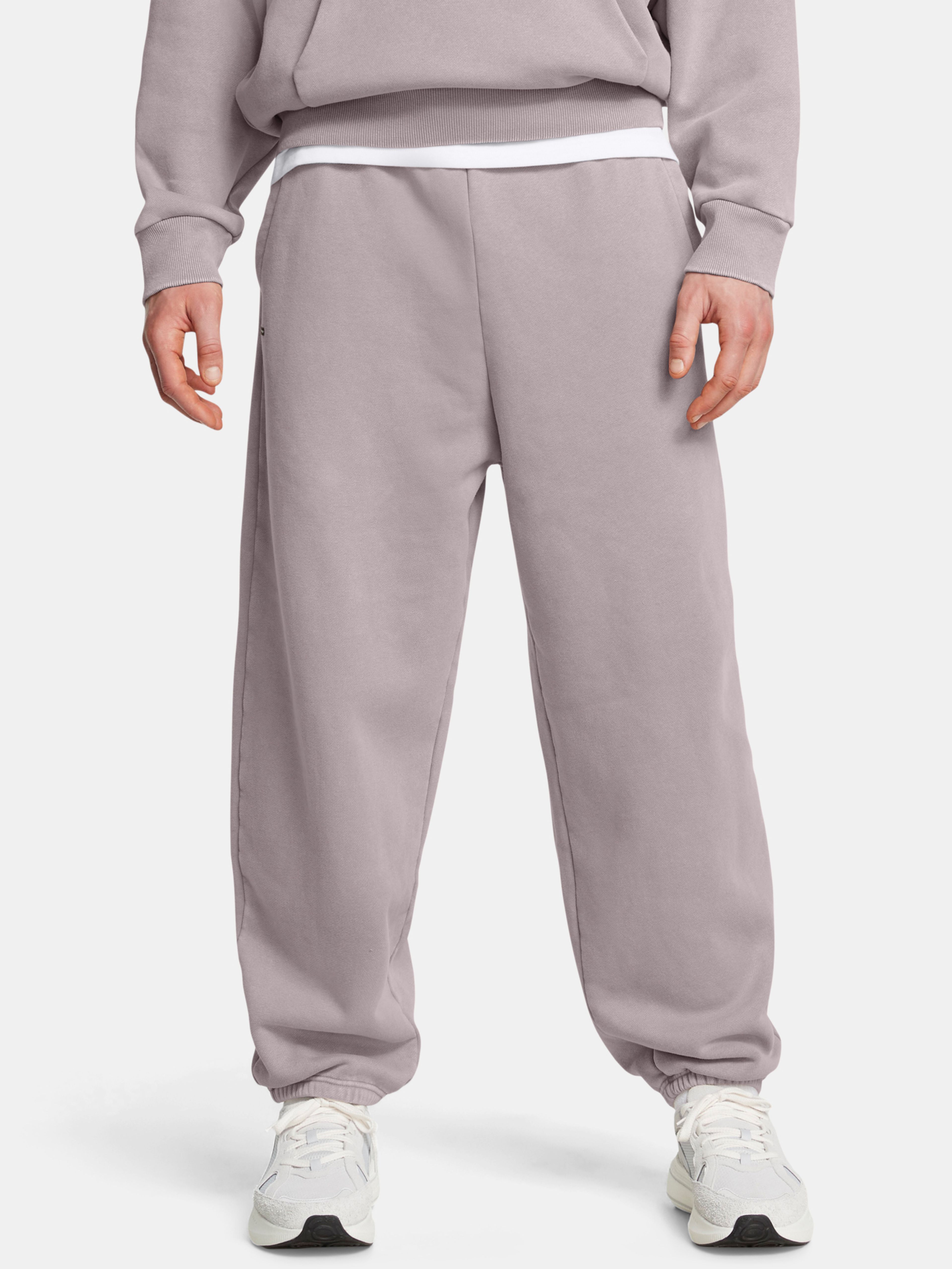 Pánské sportovní kalhoty Under Armour UA Icon HWT Flc Wash OS Pant-GRY