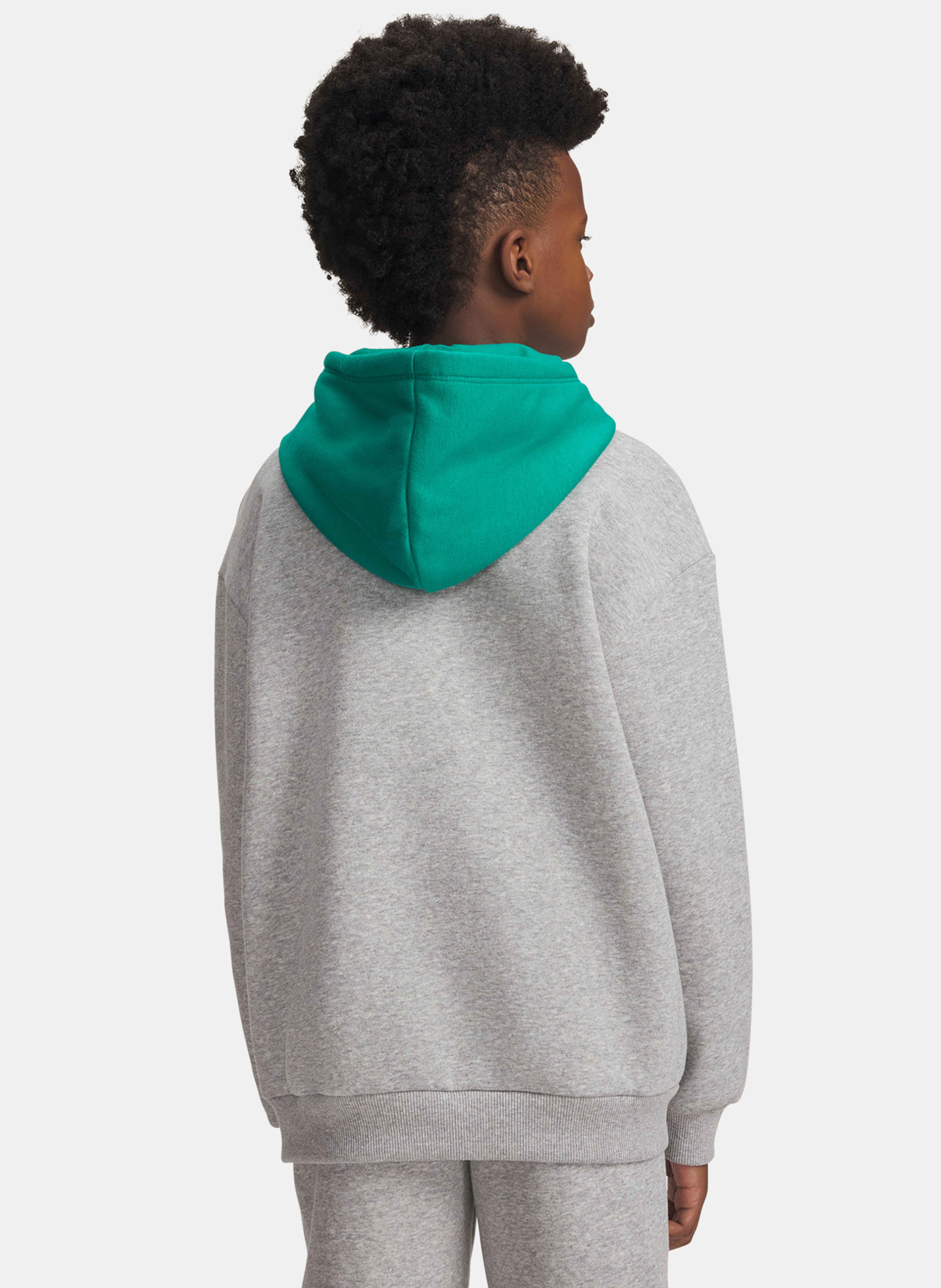 Chlapecká mikina Under Armour UA B RIVAL FLC GRAPHICS HD - 002