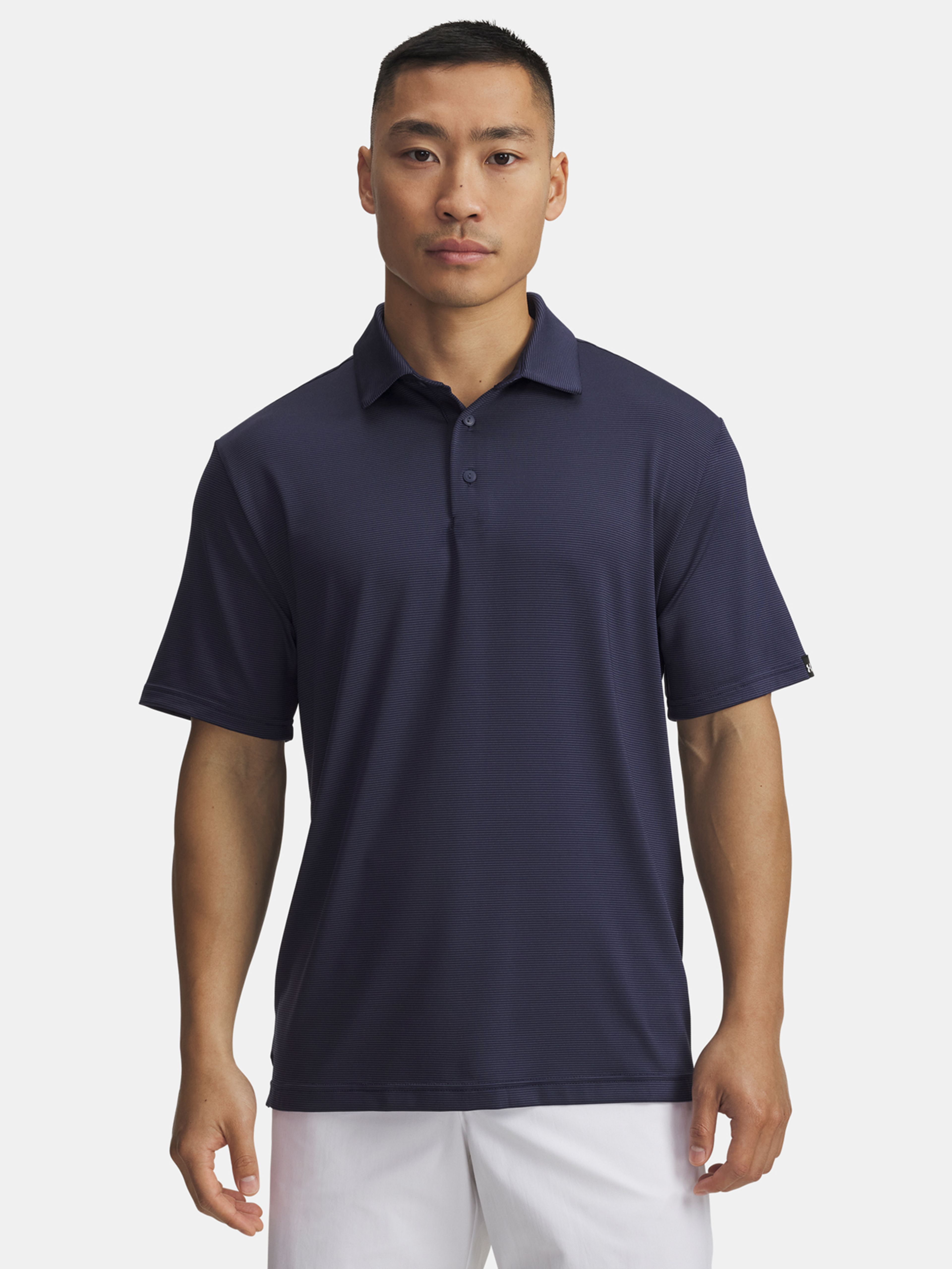 Férfi póló Under Armour UA Plyoff 3.0 Stripe Polo LB-BLU