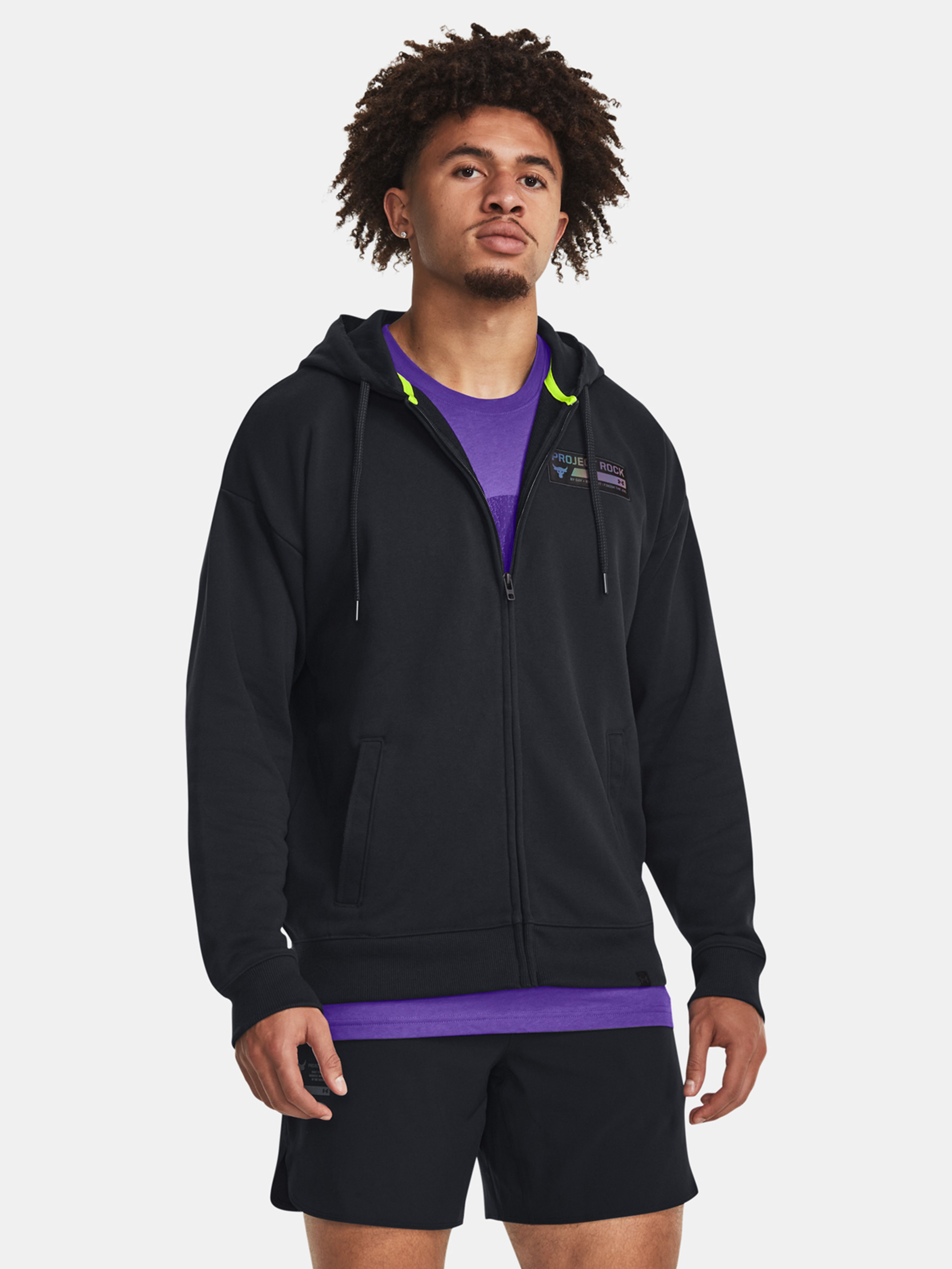 Férfi felső Under Armour Pjt Rock Hwt Terry FZ