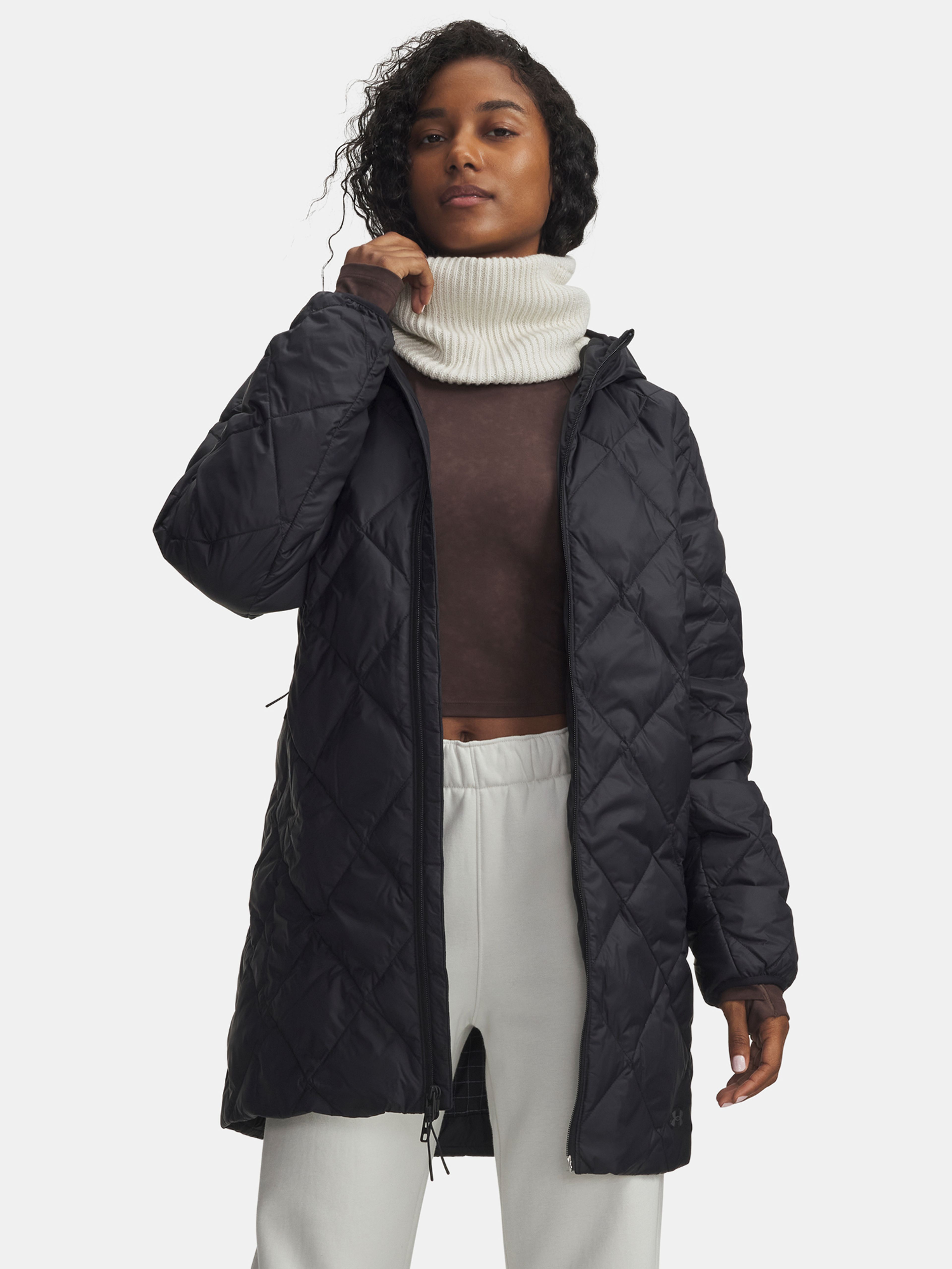 Női dzseki Under Armour Legend Down Parka-BLK