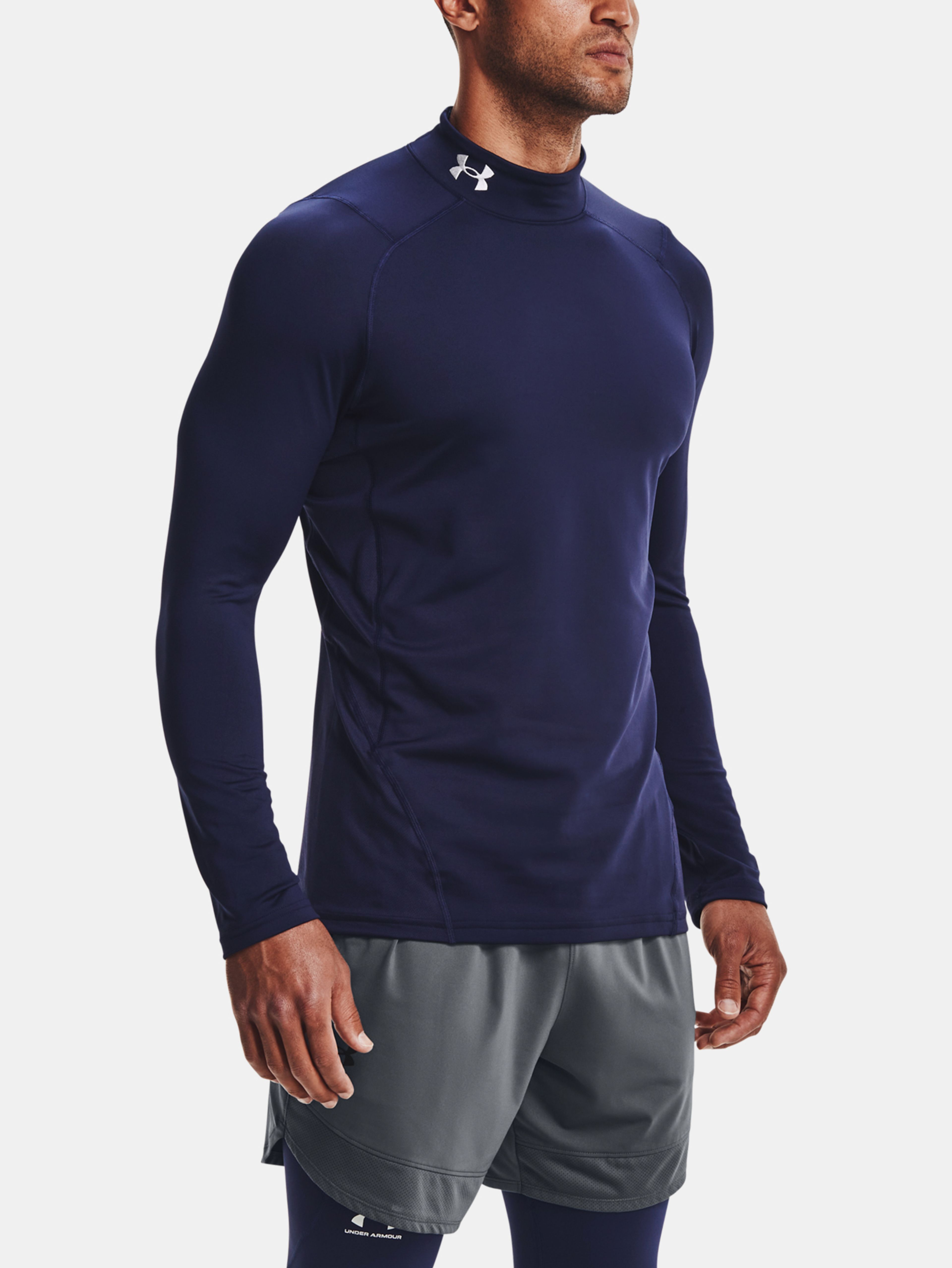 Pánské tričko Under Armour UA CG Armour Fitted Mock - 001