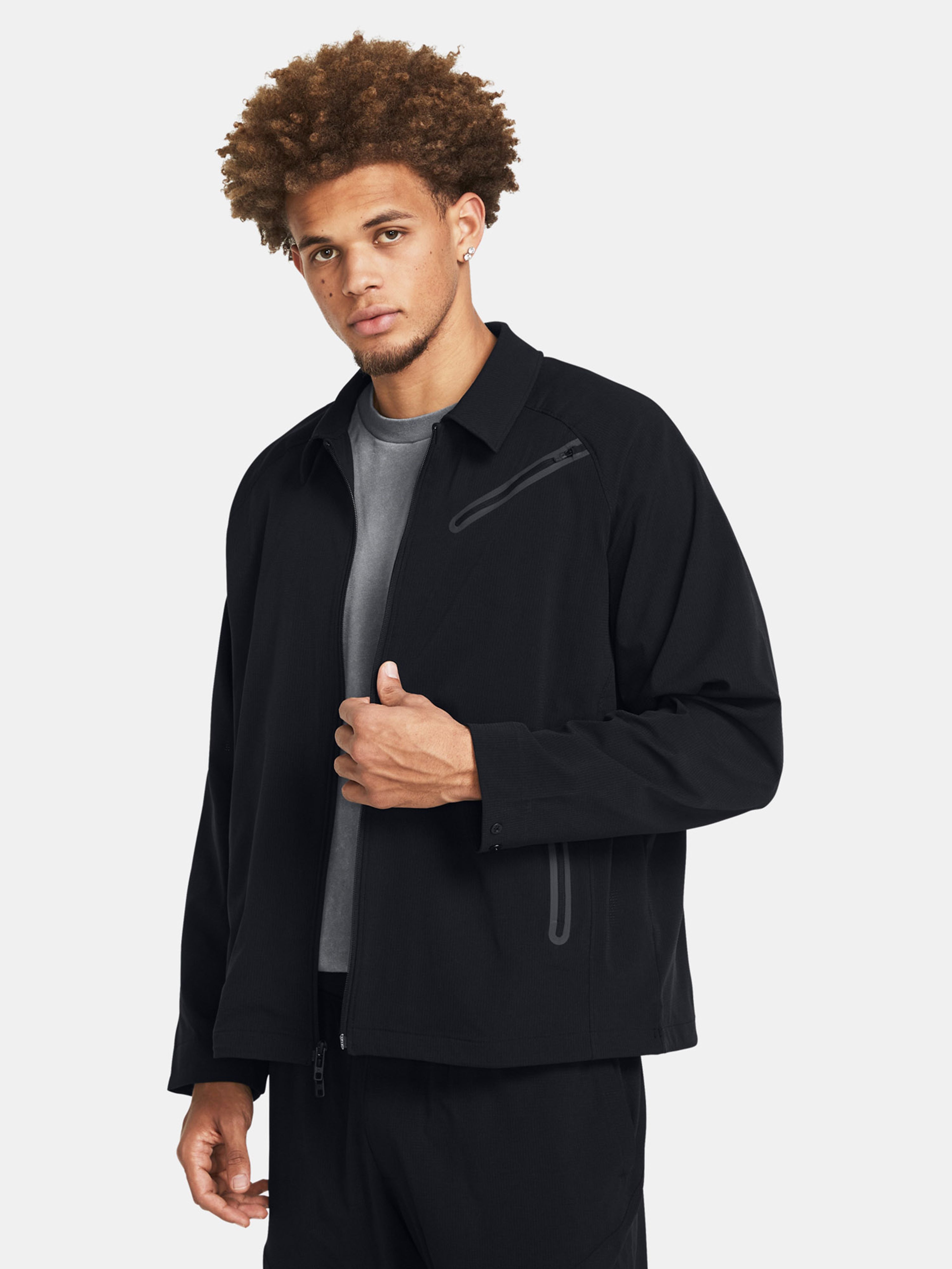 Férfi dzseki Under Armour UA Unstoppable Vented Jkt-BLK